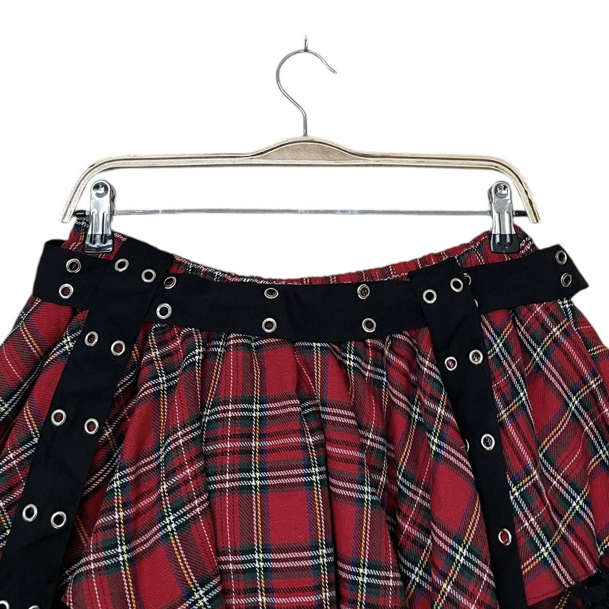 Japanese Brand × Seditionaries × Vintage Vintage Japanese Brand Gloomy Acdcray Bondage Skirt 1990s Size 22" - 8 Thumbnail