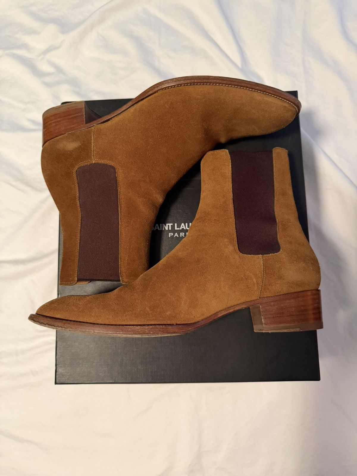 Saint Laurent Paris FW13 Ochre Chelsea Boot Size US 9.5 / EU 42-43 - 1 Thumbnail