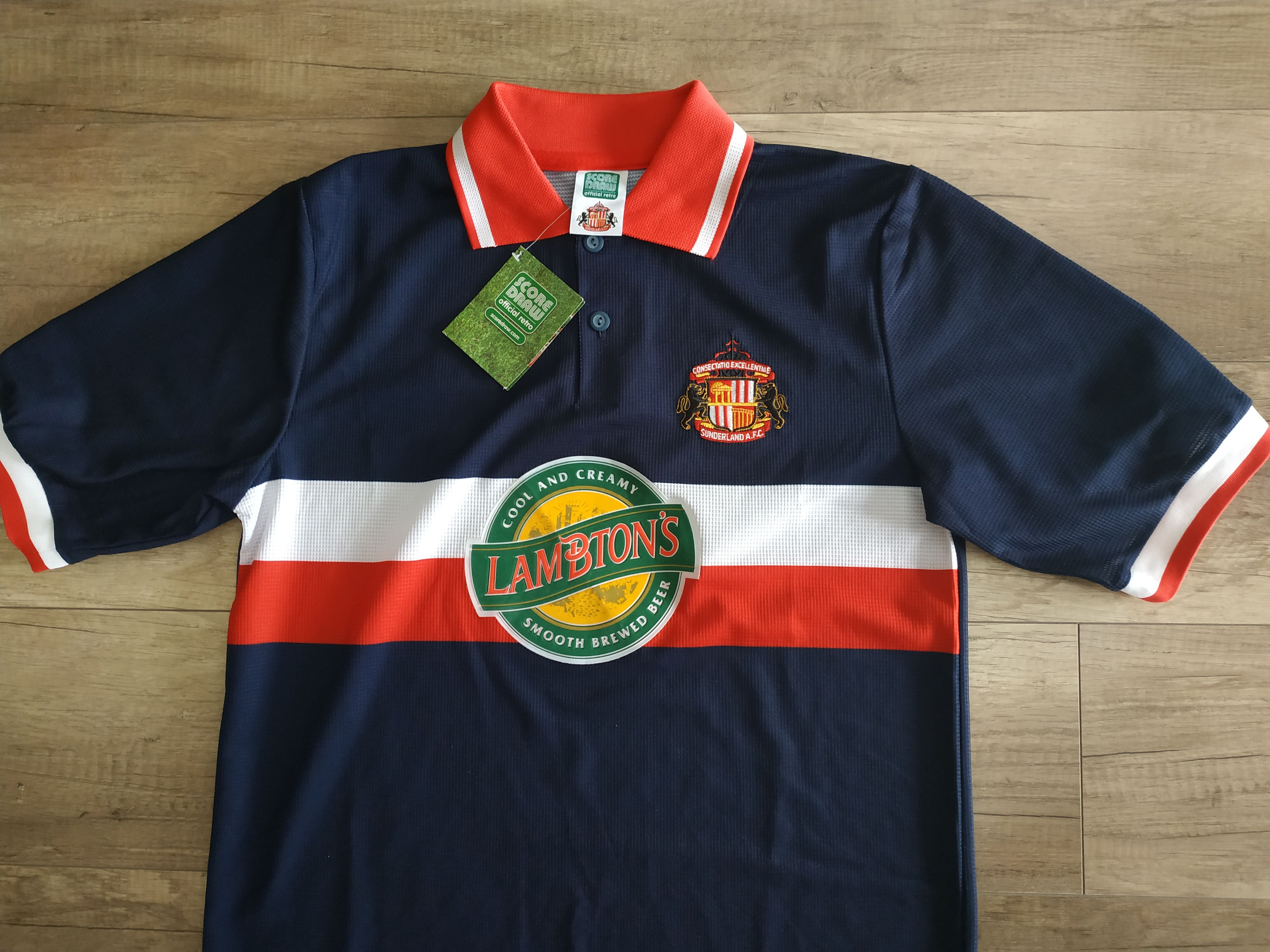 Other Score Draw Sunderland 1998-99 3rd T-shirt, s. LARGE Size US L / EU 52-54 / 3 - 3 Thumbnail