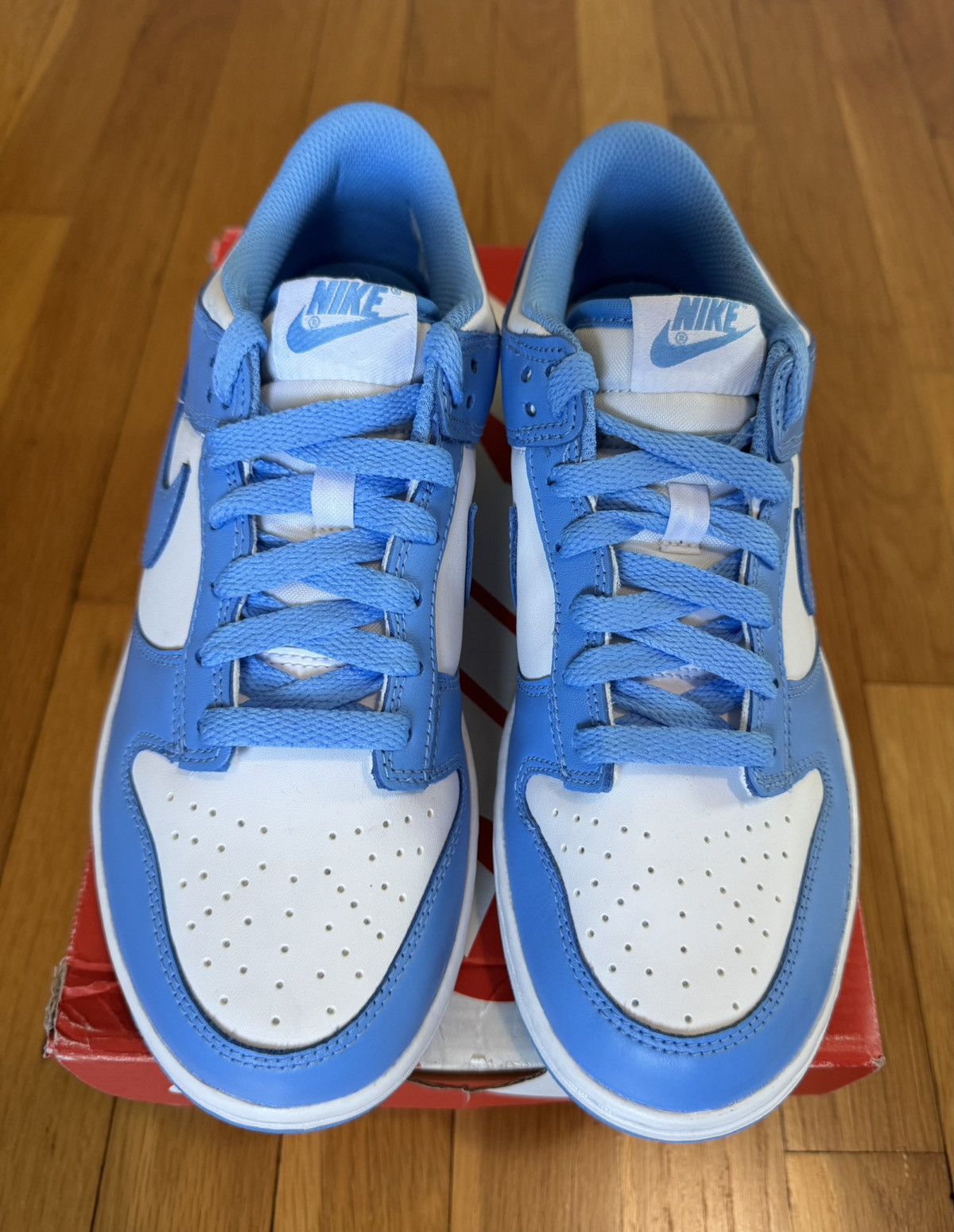 Nike Nike Dunk Low GS University Blue 7Y Size US 7 / EU 40 - 2 Thumbnail