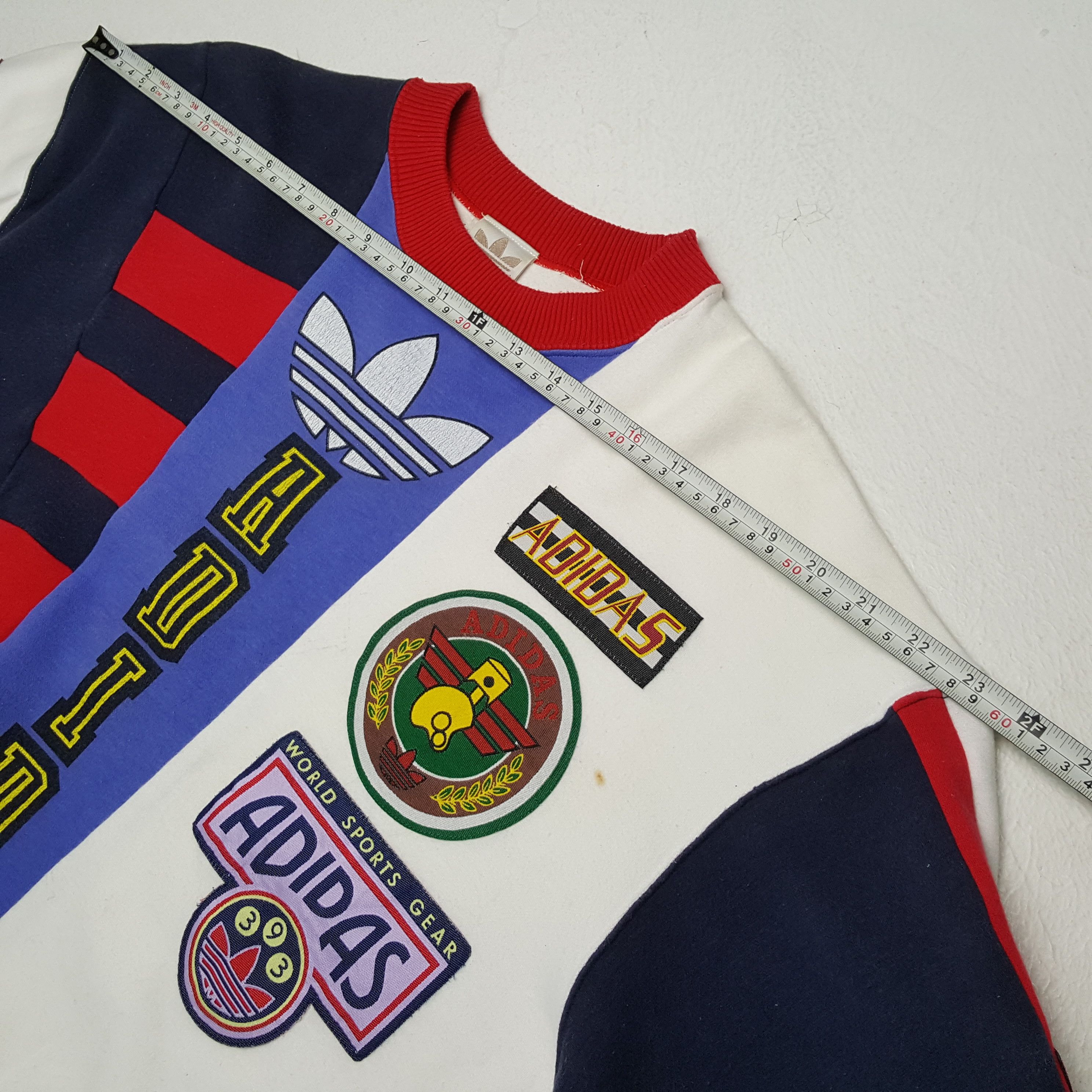 Adidas × Vintage ADIDAS Racing Style Rare Design Vintage Sweatshirt Size US M / EU 48-50 / 2 - 5 Thumbnail