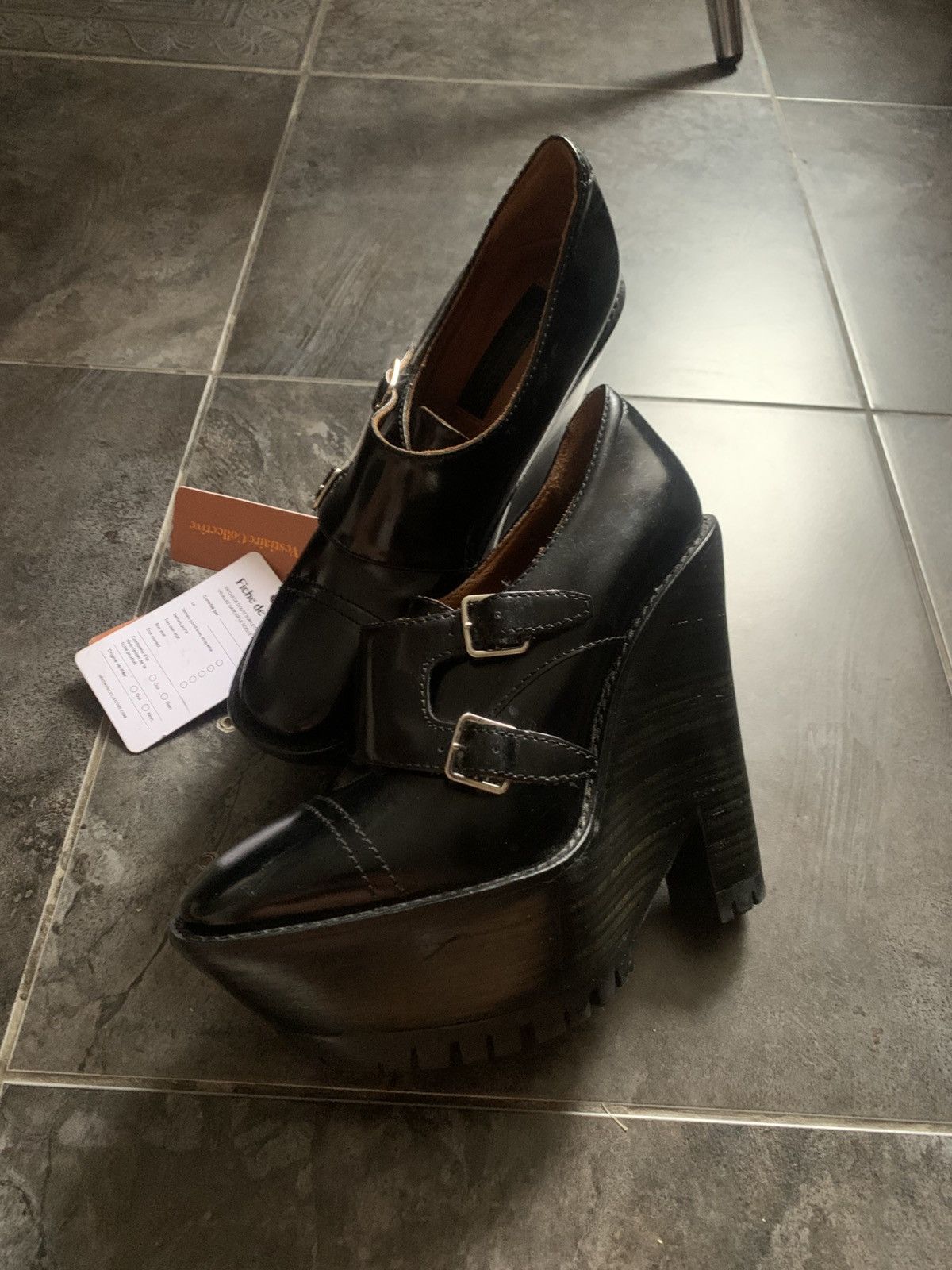 Burberry Prorsum Burberry Platform Ankle Heels Size US 9 / IT 39 - 2 Thumbnail