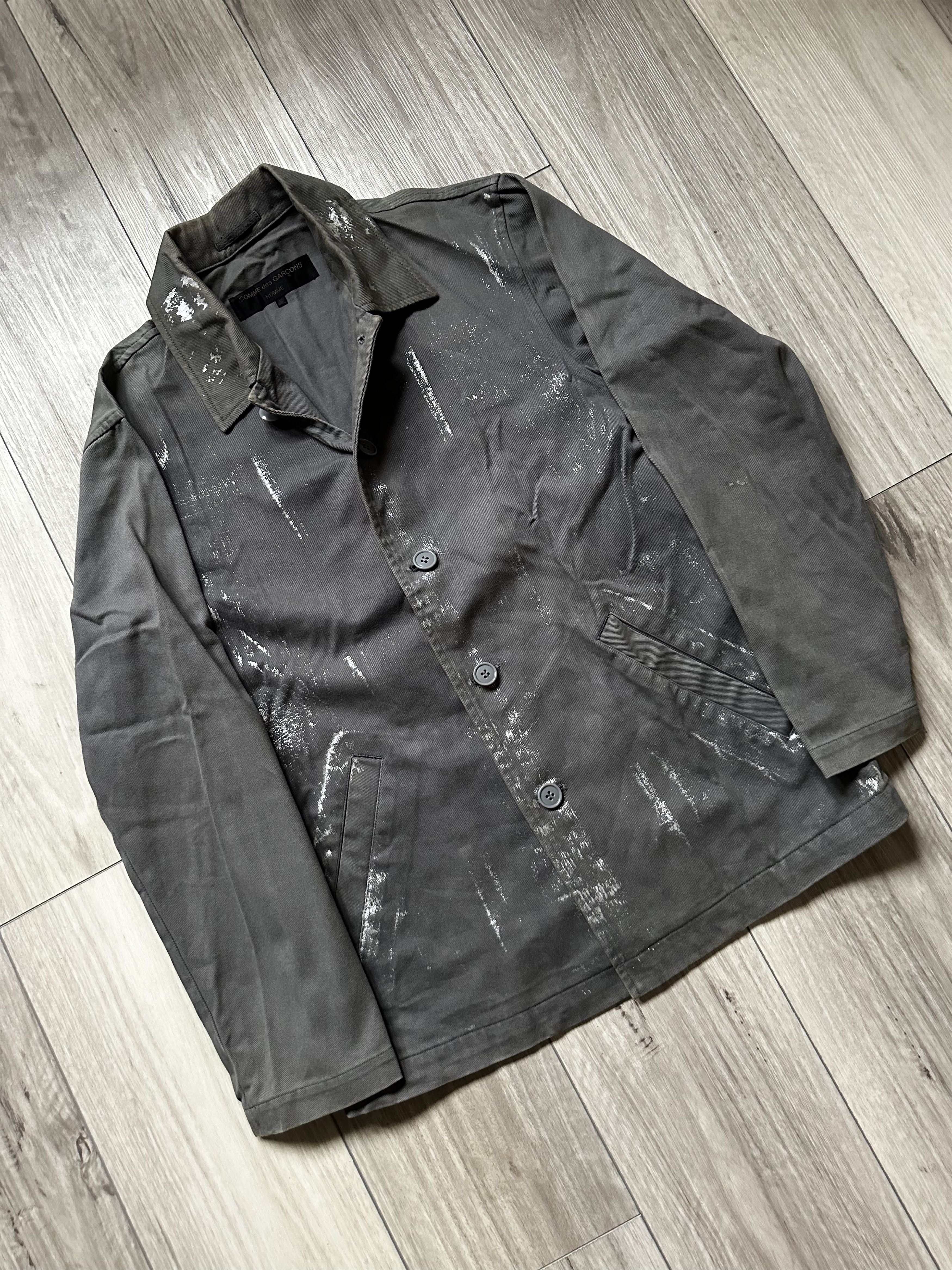 Comme des Garcons Homme COMME des GARÇONS AD 2002 Painter Work Jacket Size US L / EU 52-54 / 3 - 3 Thumbnail