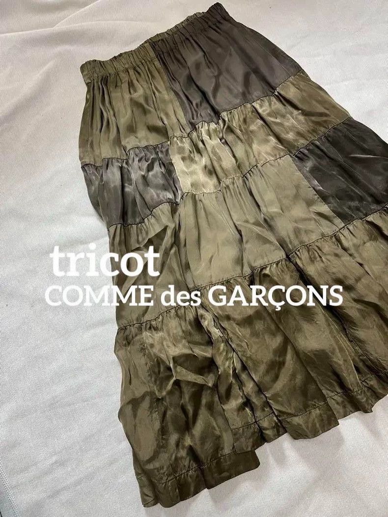 Comme des Garcons Comme Des Garcons Satin stitching skirt Size 24" / US 00 / IT 34 - 1 Thumbnail