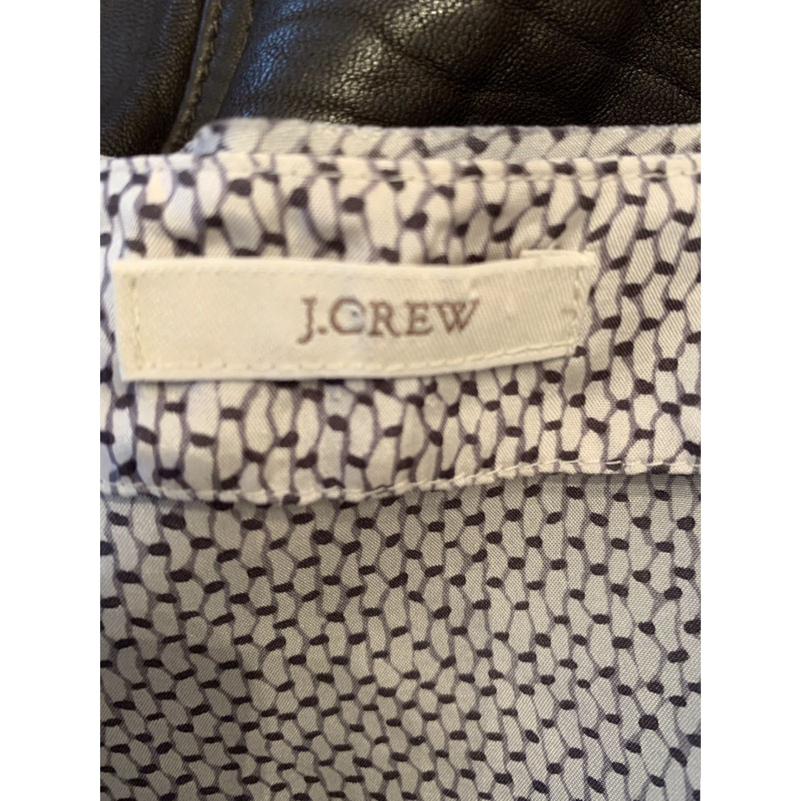 J.Crew VINTAGE 10 J.Crew Women's Palmera Ruffle Cami Gray Tan Style 23363 Sleeveless Blouse Size L / US 10 / IT 46 - 8 Thumbnail