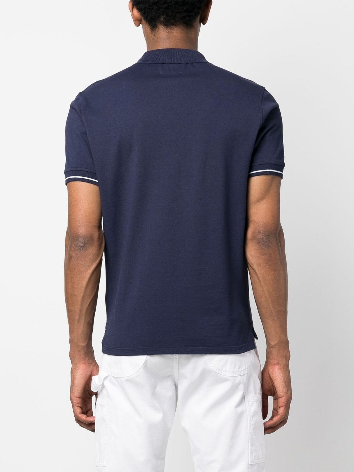 C.P. Company o1y1224 Logo Polo Shirt in Navy Blue Size US S / EU 44-46 / 1 - 3 Thumbnail