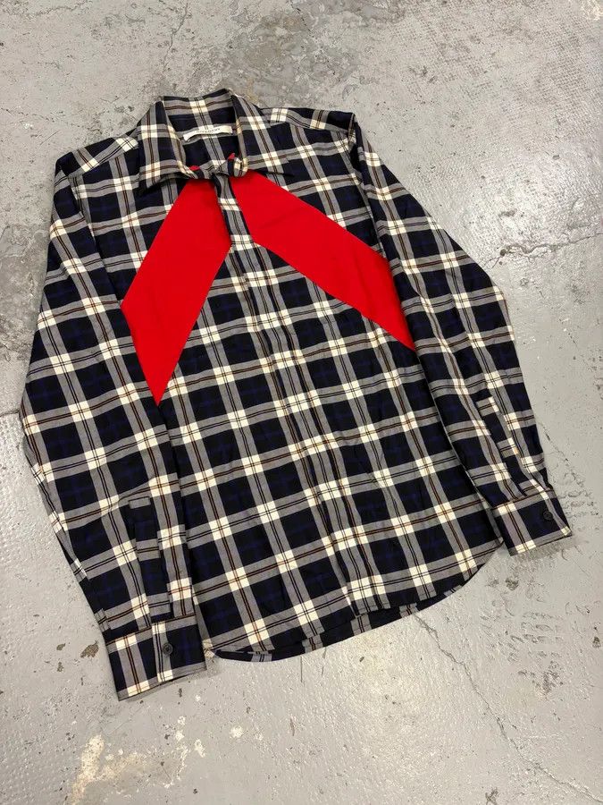 Givenchy SS2015 Givenchy Tartan Red Lines Shirt Size US M / EU 48-50 / 2 - 4 Thumbnail