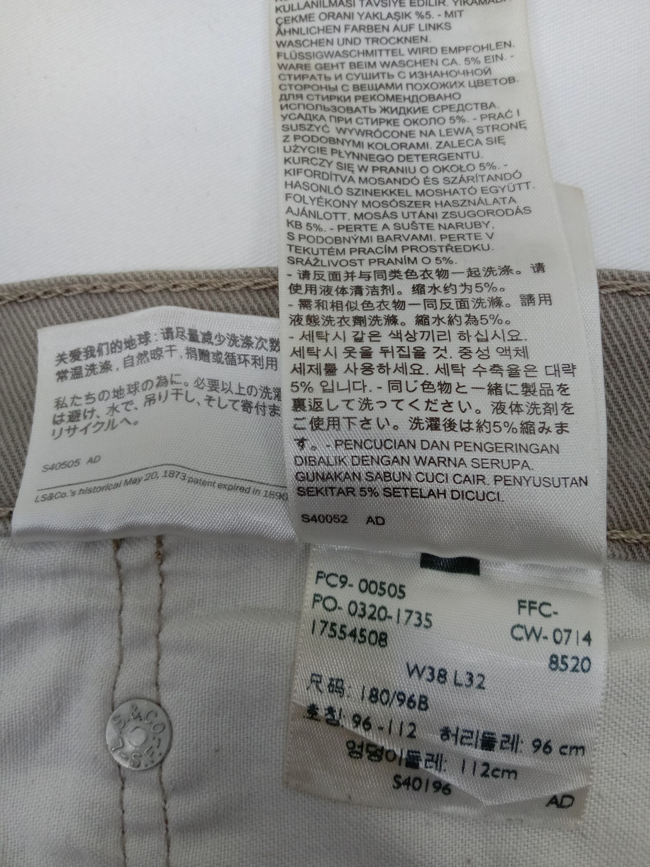 Levi's Vintage Levi's 505 Regular Fit Denim Size US 38 / EU 54 - 12 Thumbnail