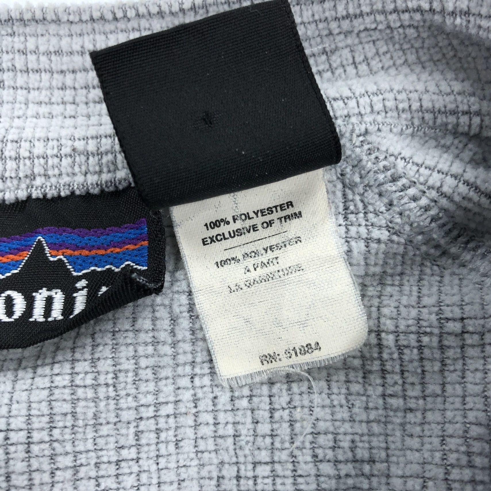 Patagonia Patagonia Men’s L Gray Polartec 1/4 Zip Pullover Raglan Sleeves Size US L / EU 52-54 / 3 - 6 Thumbnail