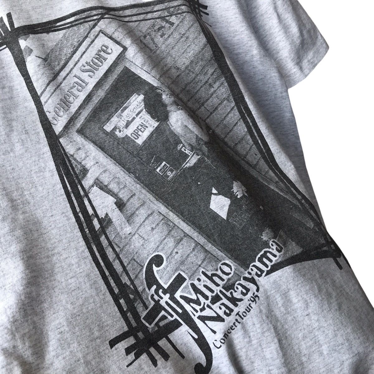 Miho Nakayama Japanese Singer Vintage 1995 Tour Promo Tee