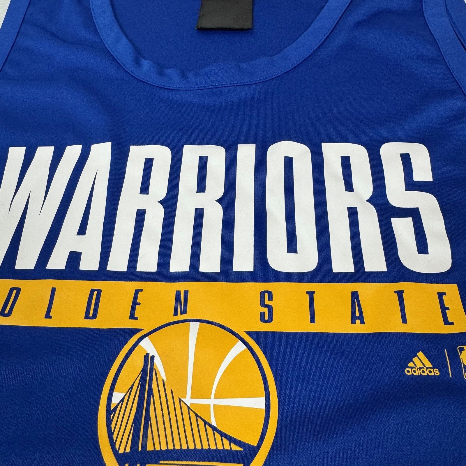 Adidas × NBA Adidas Men's Blue Golden State Warriors Basketball Jersey Size US L / EU 52-54 / 3 - 3 Thumbnail