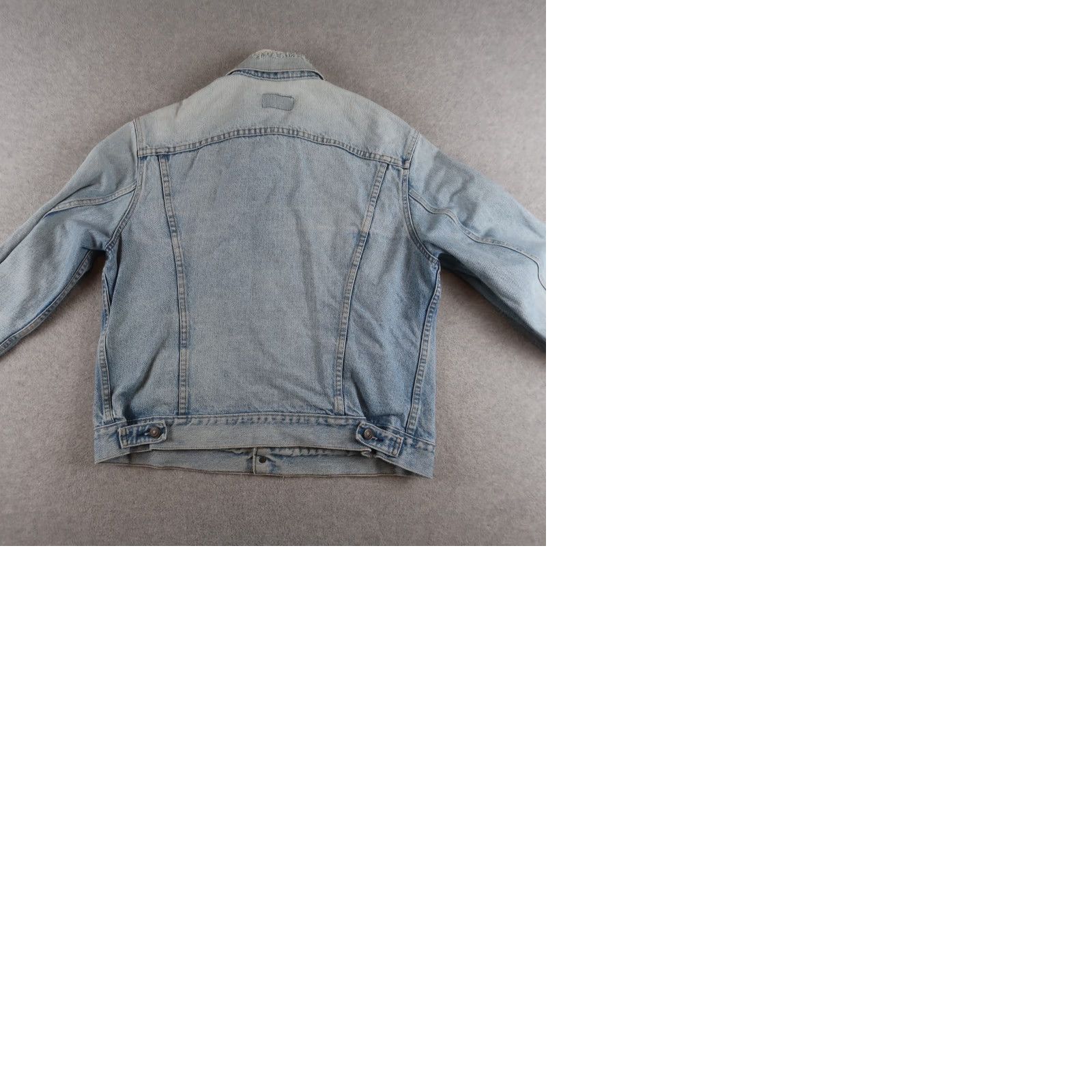 Levi's VINTAGE Levi's Trucker Jacket Denim Blue 80s Size US L / EU 52-54 / 3 - 10 Thumbnail