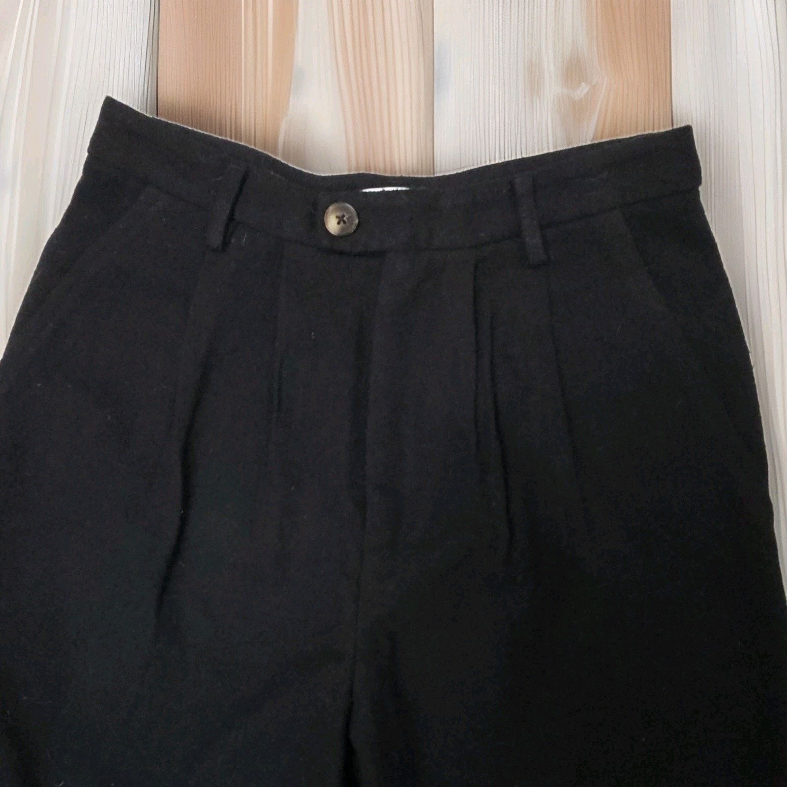 Reformation Reformation Mason High-Waisted Wool-Blend Trouser 2p Size 26" / US 2 / IT 38 - 5 Thumbnail