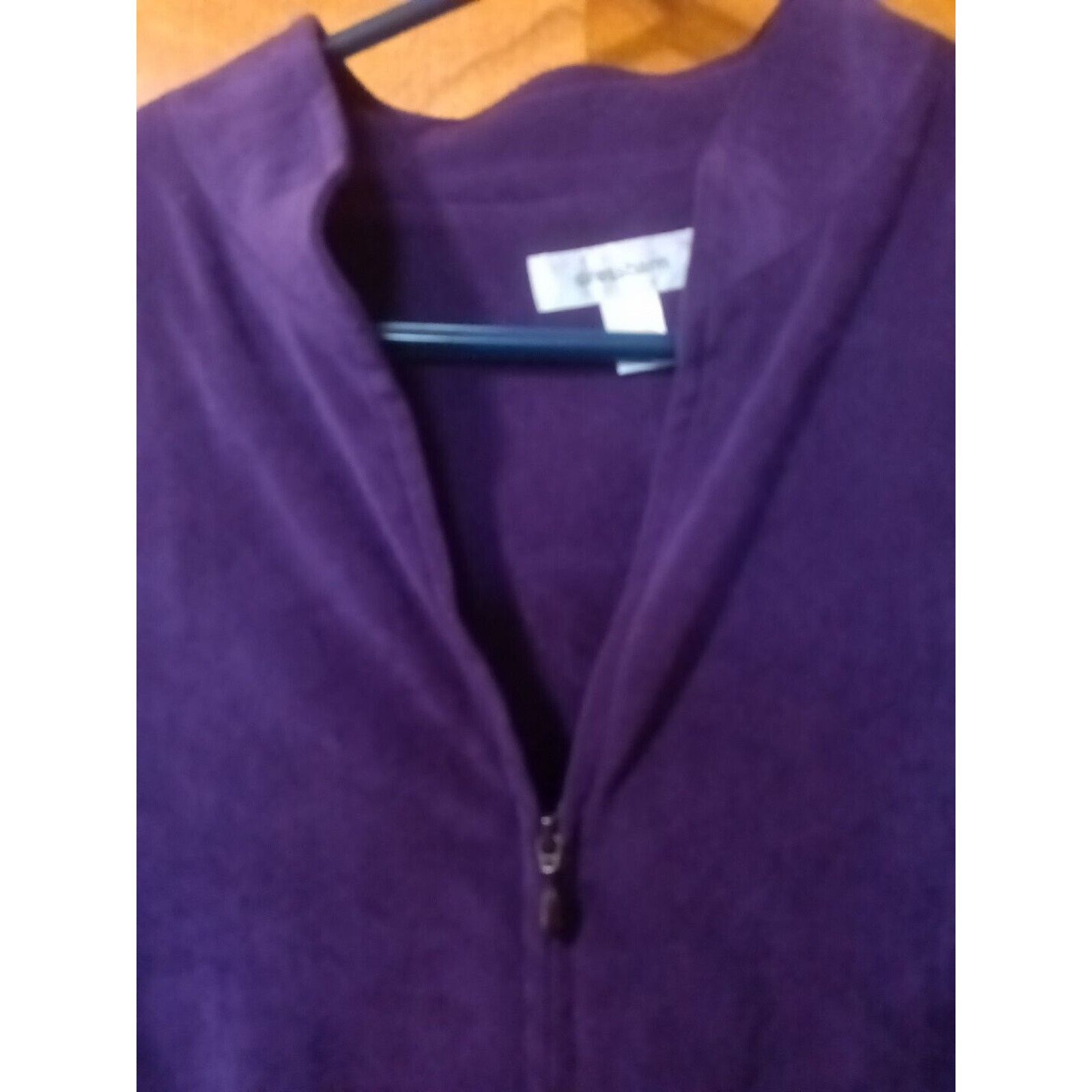 Other Dress Barn Purple Coat Size Large 2nd Pic Shows Color V Neck Size L / US 10 / IT 46 - 2 Thumbnail