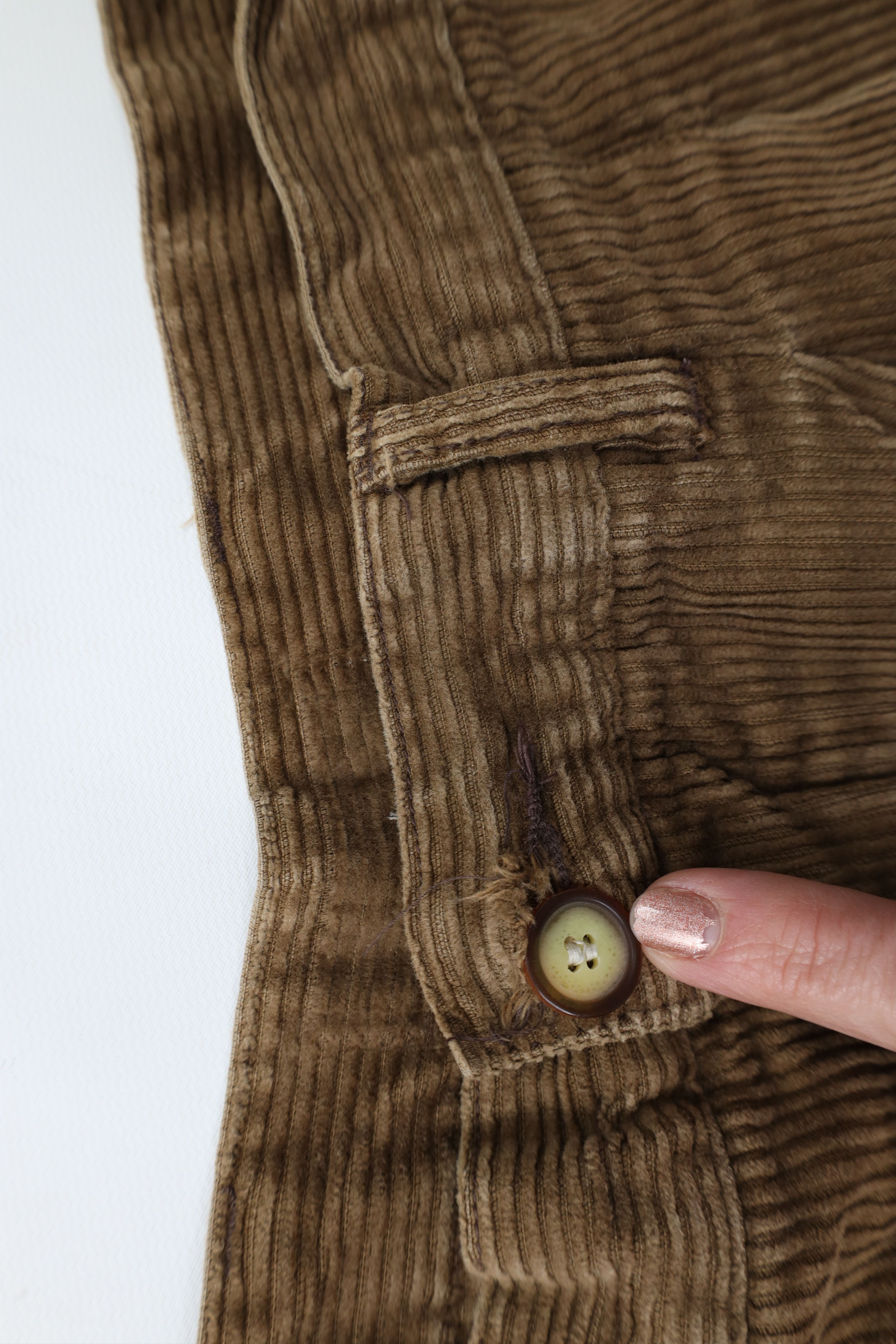 Vintage Vintage 90s Streetwear Cuffed Wide Leg Corduroy Pants Size US 36 / EU 52 - 9 Thumbnail
