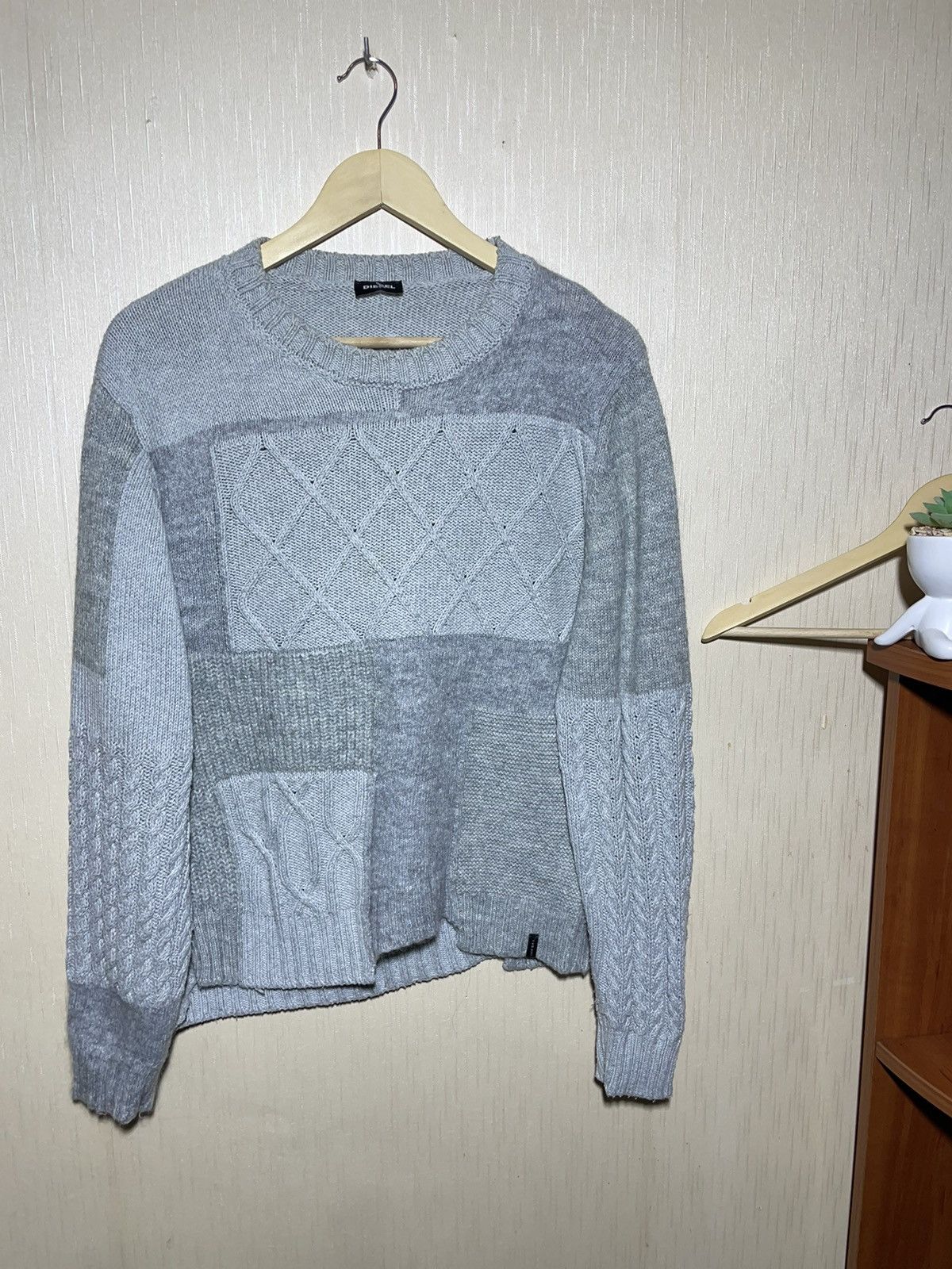 Diesel × Japanese Brand Diesel rare patchwork sweatshirt Size US M / EU 48-50 / 2 - 1 Thumbnail