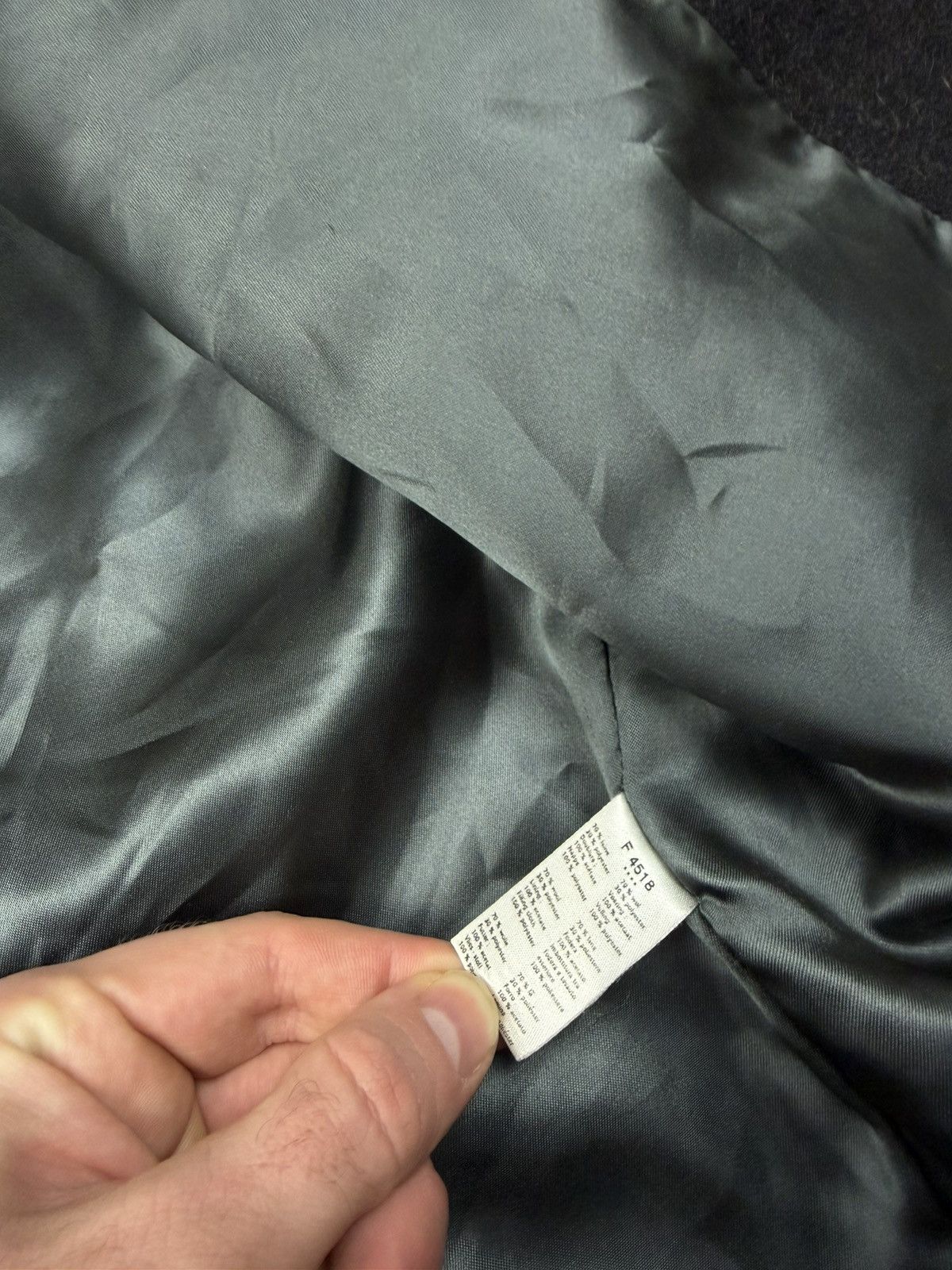 Lacoste Vintage Lacoste Black Wool Coat Jacket Size US XL / EU 56 / 4 - 8 Thumbnail