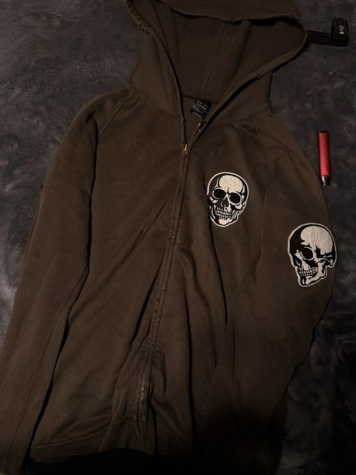 Number (N)ine number nine double skull zip Size US M / EU 48-50 / 2 - 1 Thumbnail