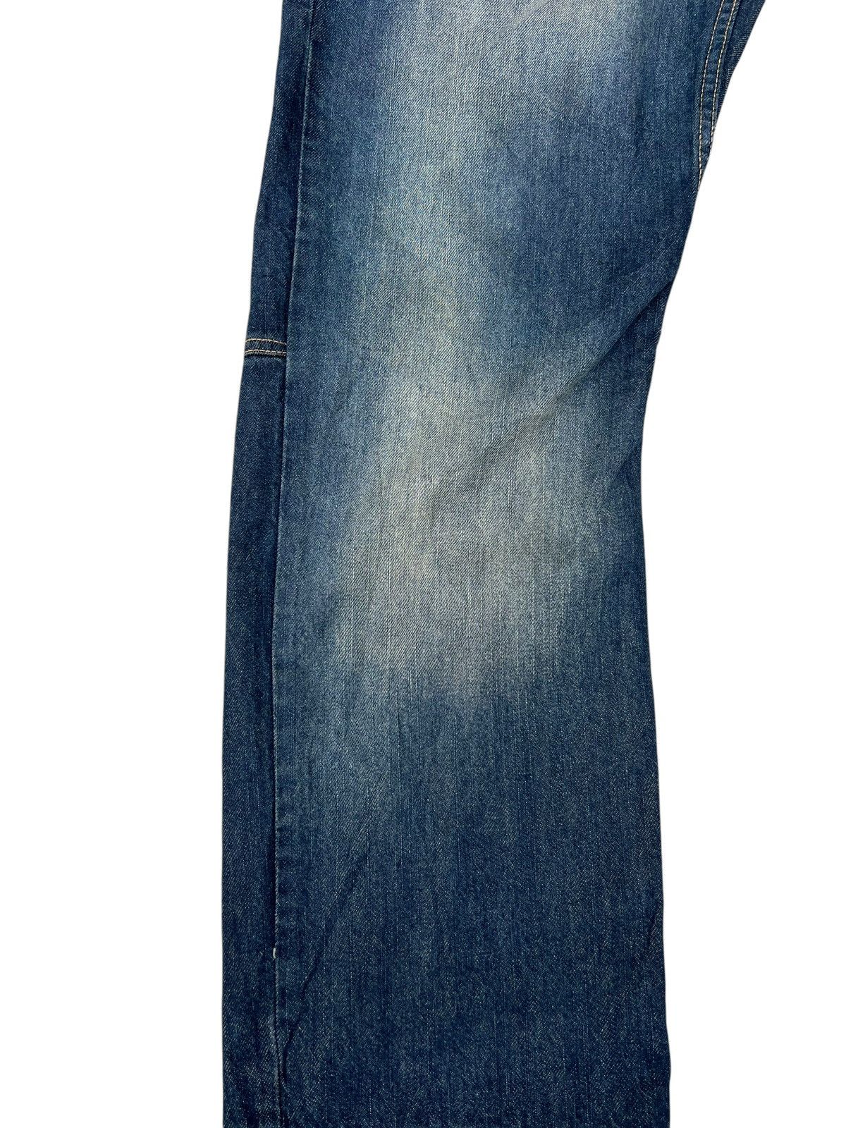 Vintage Mud Wash Denim Double Waist Dominate Handcrafted Jeans Size US 30 / EU 46 - 10 Thumbnail