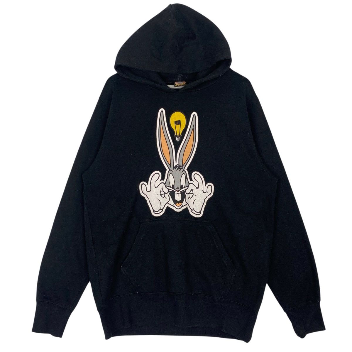 Other Vintage Bugs Bunny Looney Tunes Hoodie Sweater Big Logo Blac Size US XL / EU 56 / 4 - 1 Thumbnail