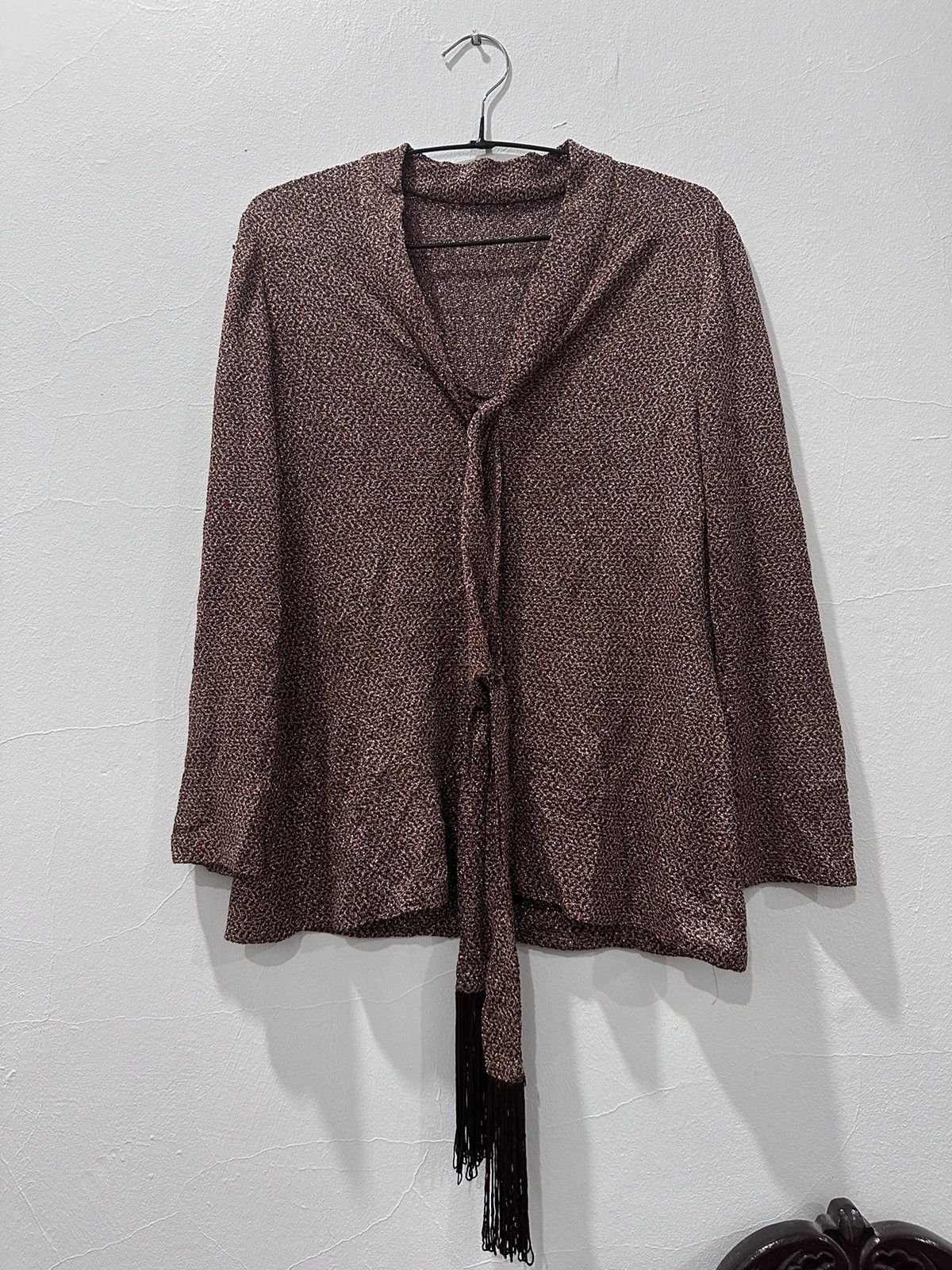 Christian Dior Monsieur × Vintage Vintage 70s Miss Dior Modele Exportation Glitter Blouse Size S / US 4 / IT 40 - 1 Thumbnail