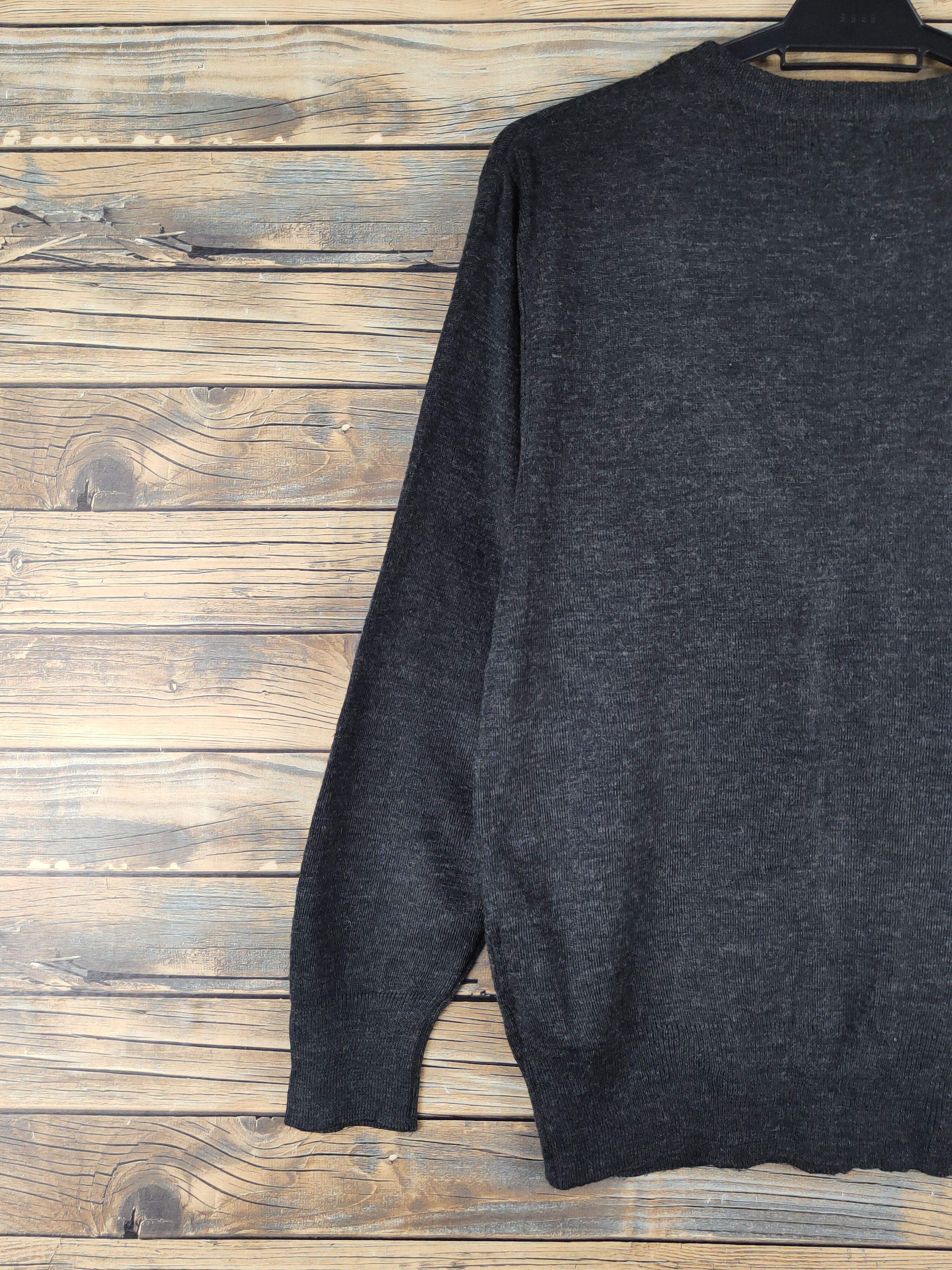 Homespun Knitwear × Japanese Brand Ventviolet Black Knitwear Cardigan#W1252 Size US M / EU 48-50 / 2 - 8 Thumbnail