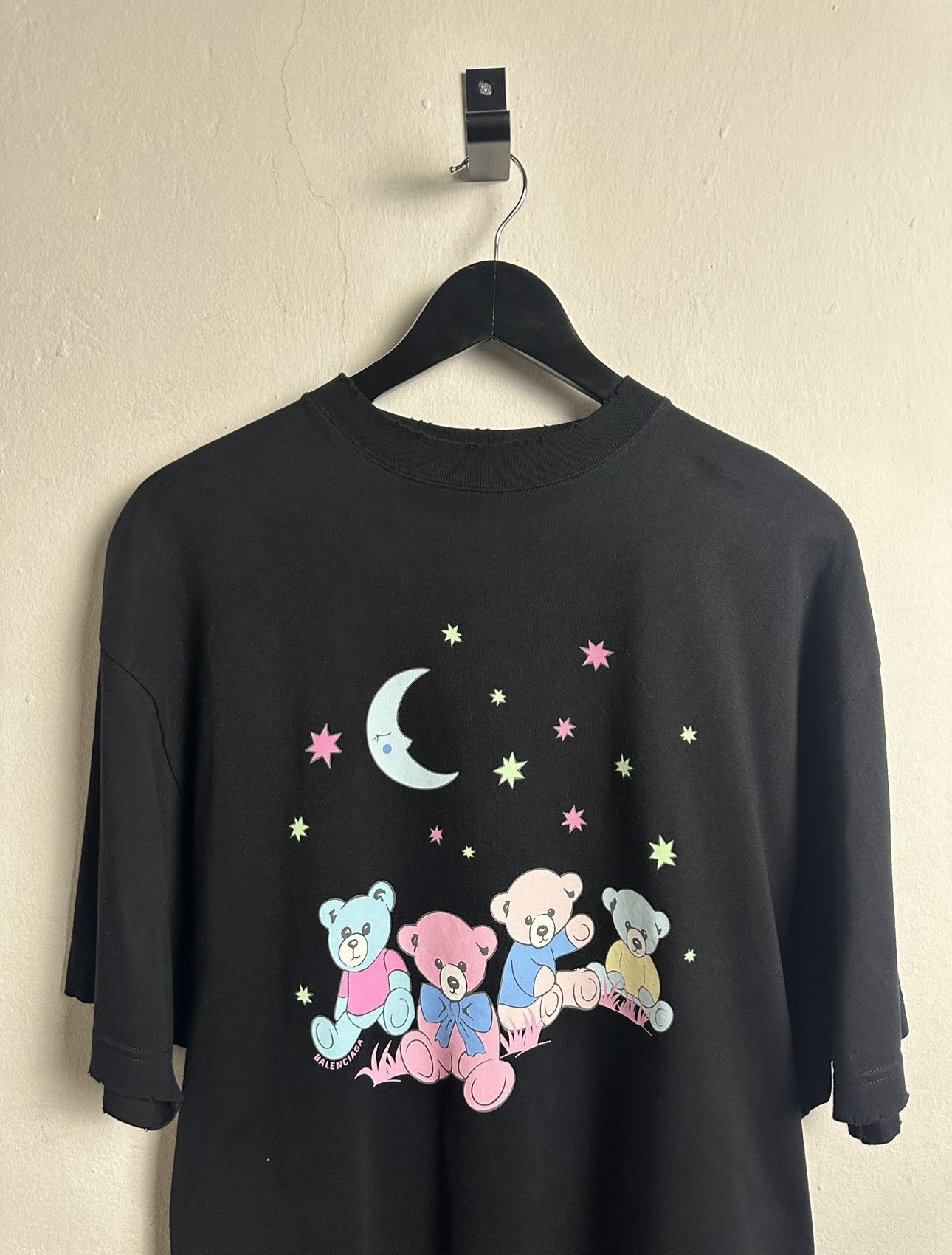 Balenciaga Balenciaga SS21 Love Bear Print T-Shirt Size US XXS / EU 40 - 3 Thumbnail