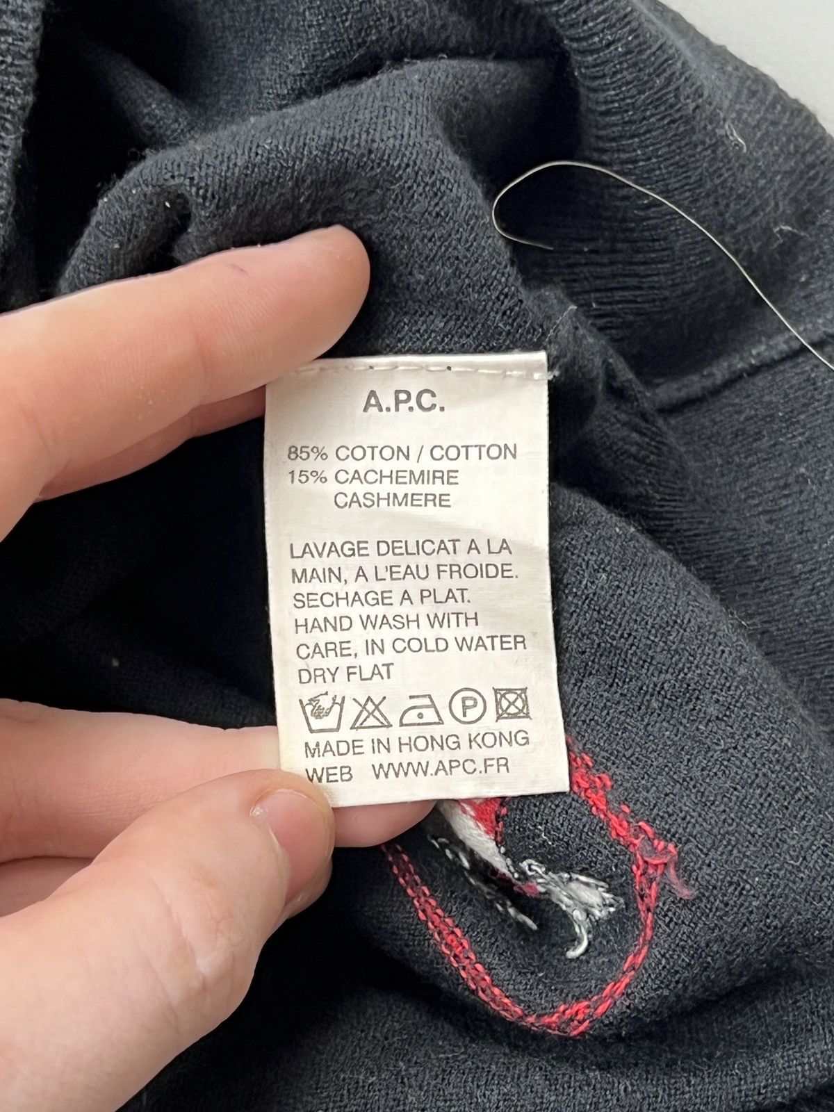 A.P.C. A.P.C. Cotton Cashmere Short Sleeve Sweater (Y0467) Size US M / EU 48-50 / 2 - 5 Thumbnail