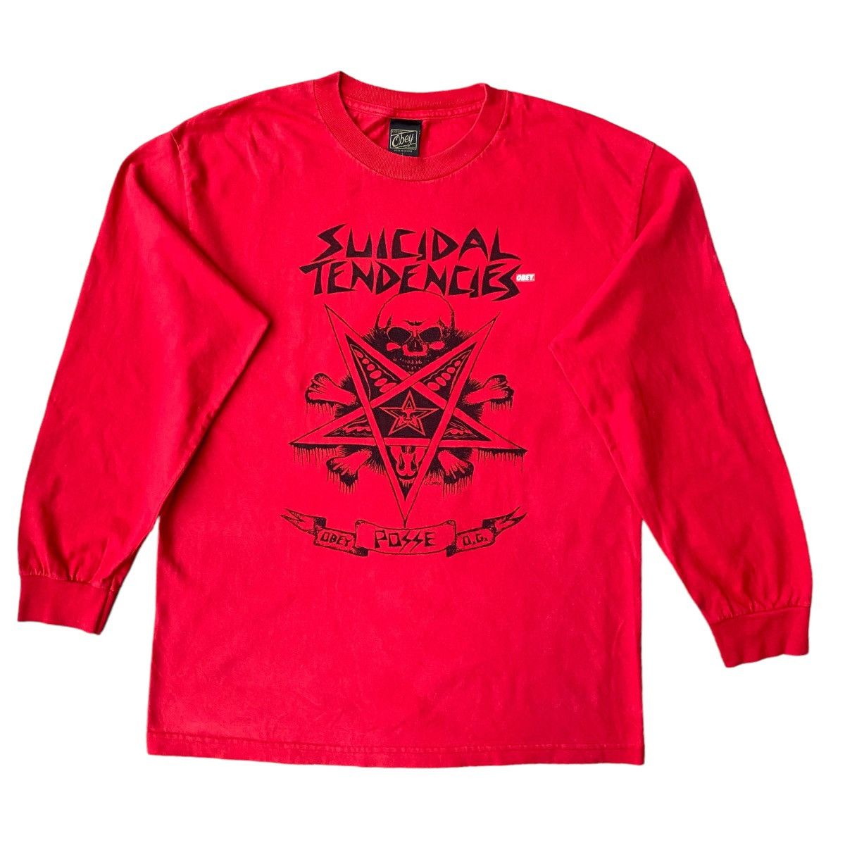 Band Tees × Obey Obey x Suicidal Tendencies 2013 Tshirt Size US L / EU 52-54 / 3 - 2 Thumbnail