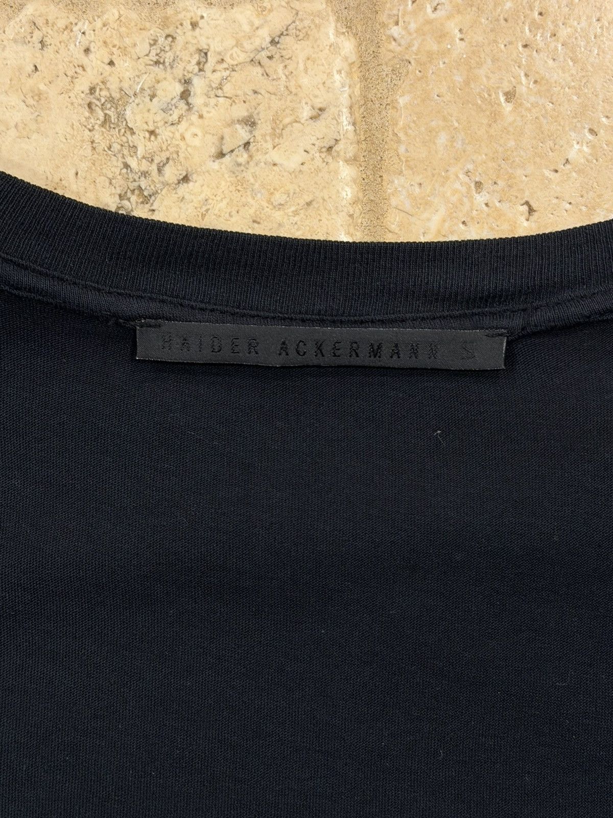 Haider Ackermann Haider Ackermann Oversize HA Black Reversible Pocket T-Shirt Size US S / EU 44-46 / 1 - 23 Thumbnail