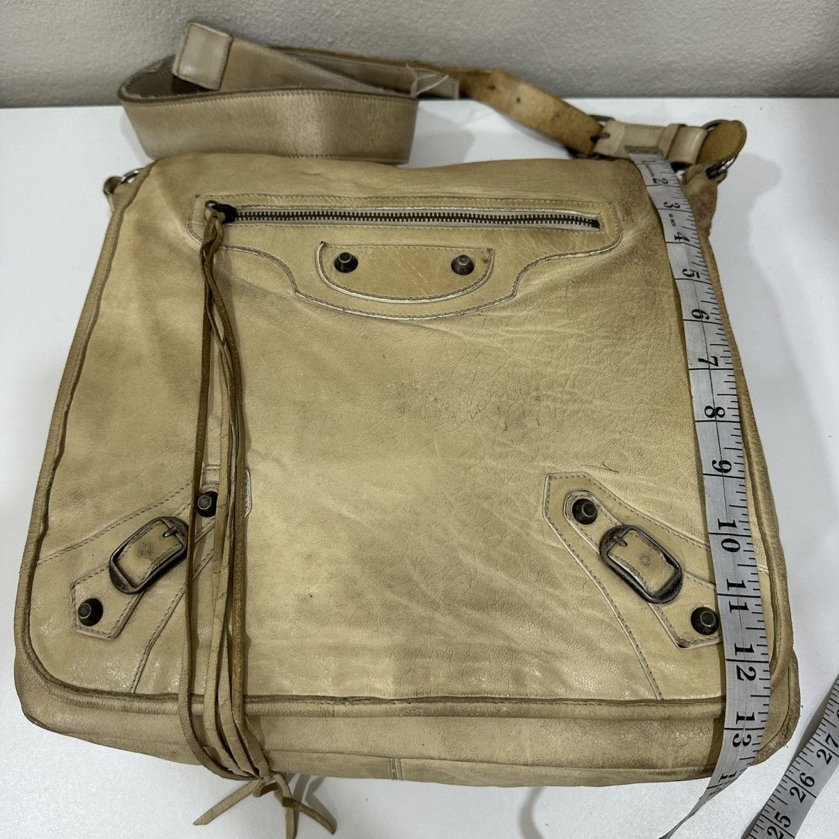 Balenciaga ‼️LASTDROP‼️ BALENCIAGA THE DAY LEATHER SHOULDER BAG Size ONE SIZE - 14 Thumbnail
