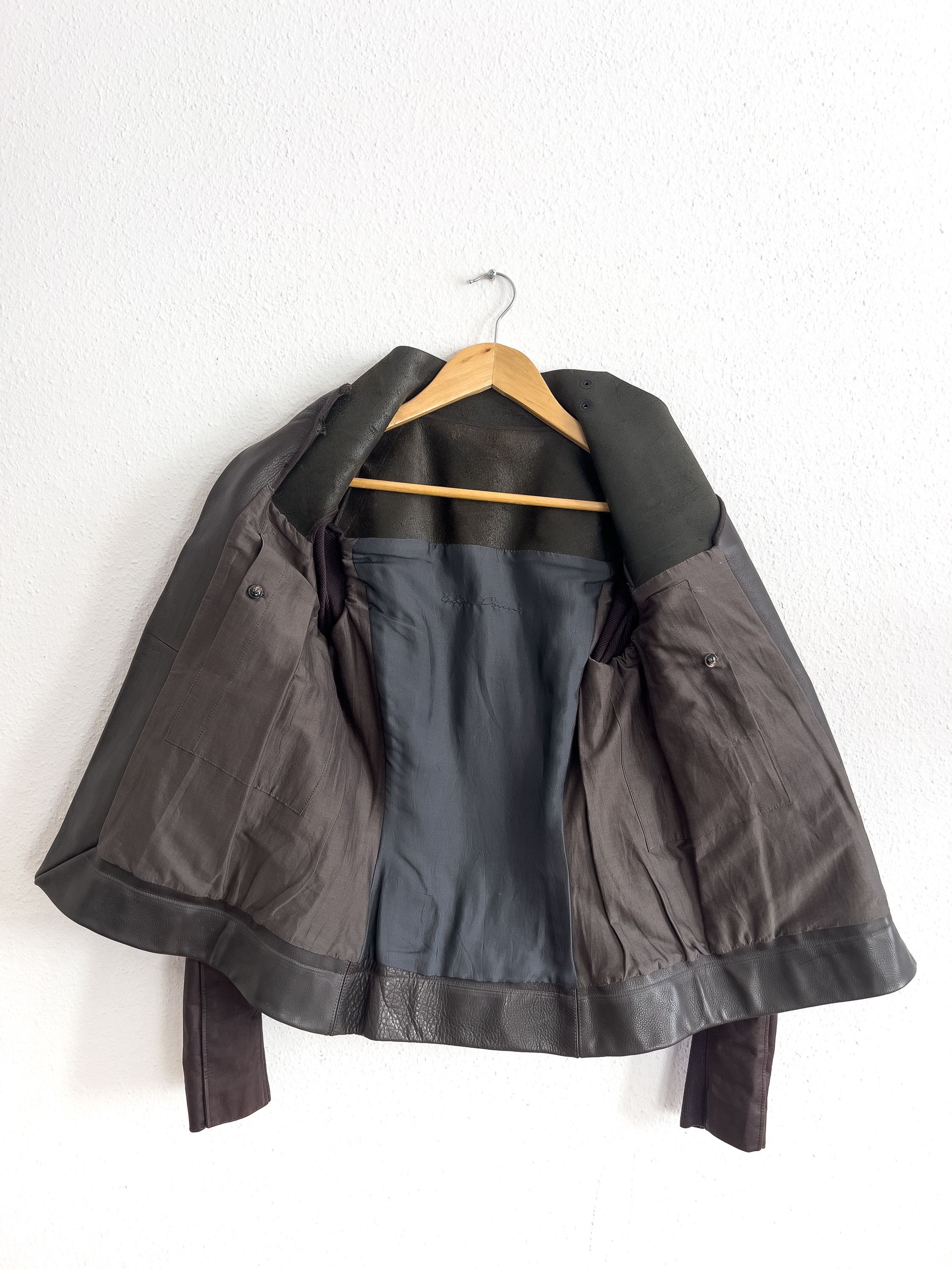 Rick Owens FW11 LIMO Leather Jacket Size XS / US 0-2 / IT 36-38 - 4 Thumbnail