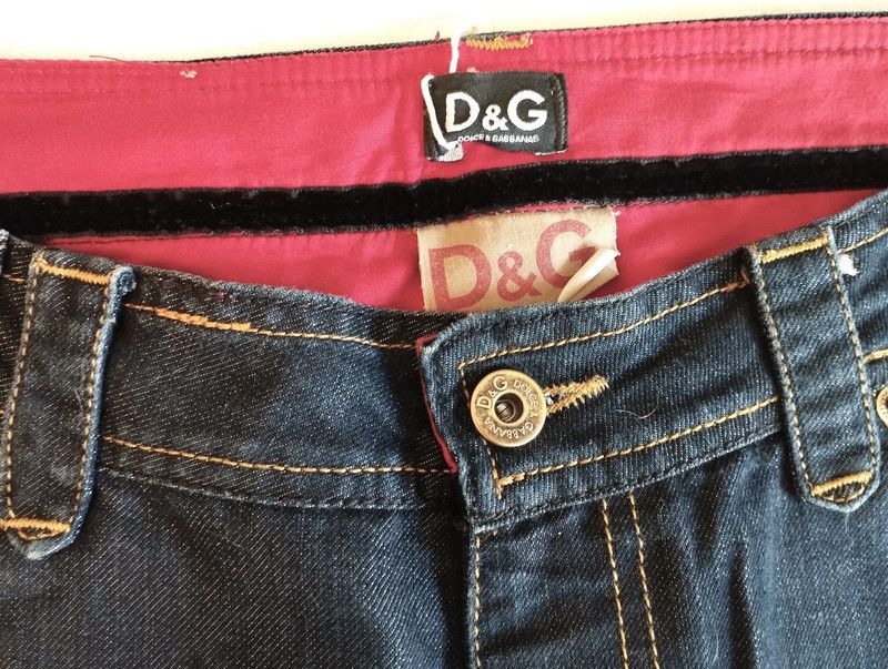 Dolce & Gabbana Dolce & Gabbana Jean Devotees Large Emerisé T 44 L34 Size 32" / US 10 / IT 46 - 3 Thumbnail