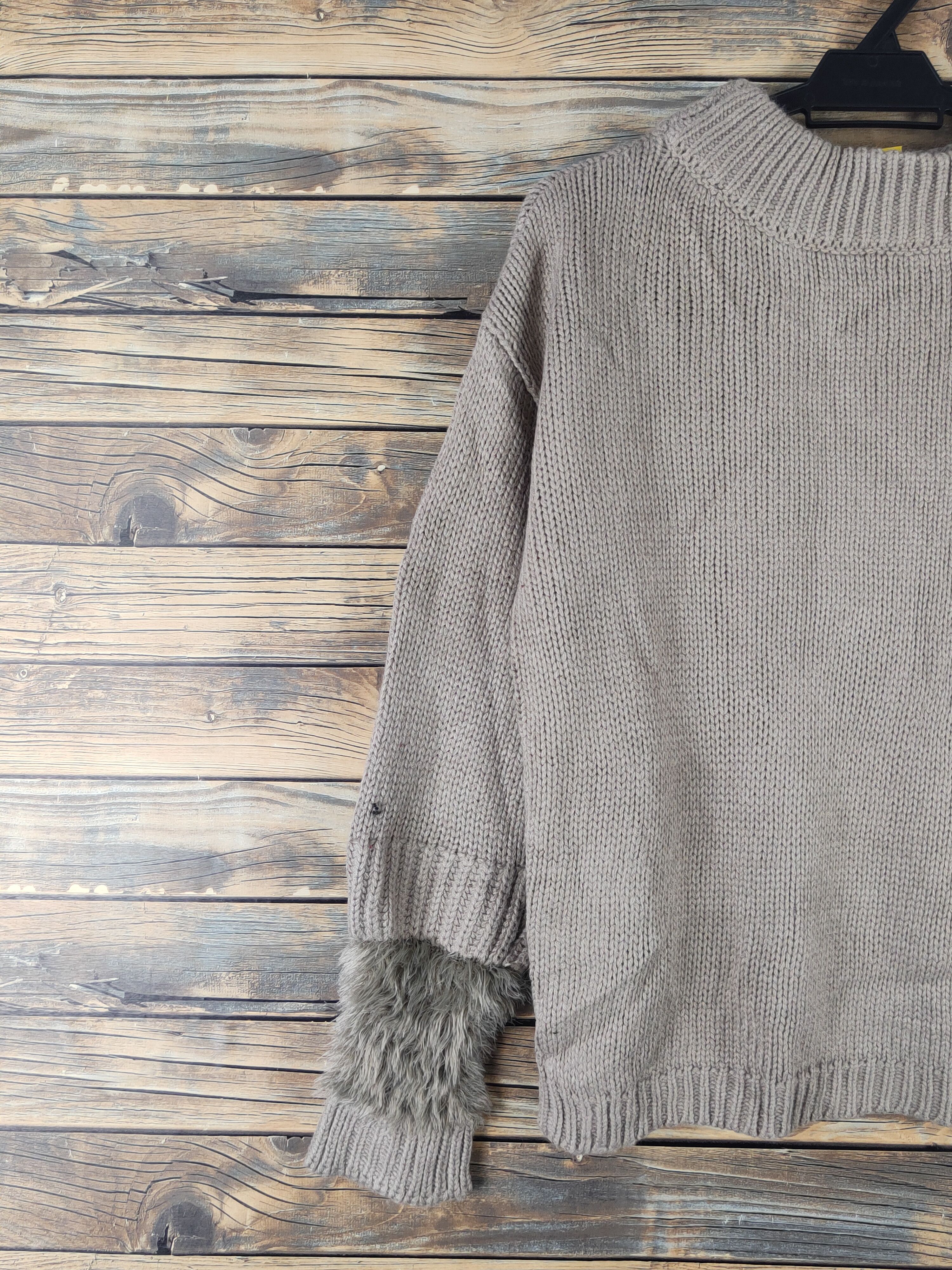 Vintage DouDou Light Olive Fur Mohair Knitwear Sweatshirts #W1770 Size M / US 6-8 / IT 42-44 - 8 Thumbnail