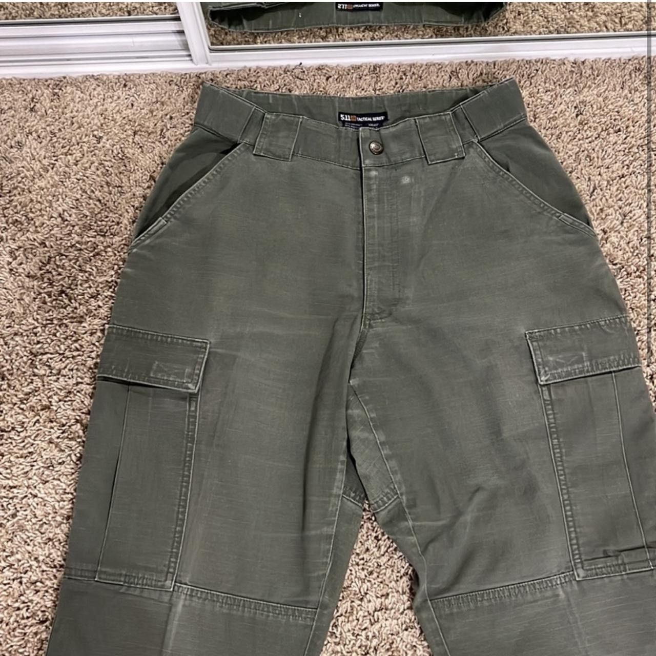 5.11 × Vintage Green Cargos Size US 31 - 2 Thumbnail