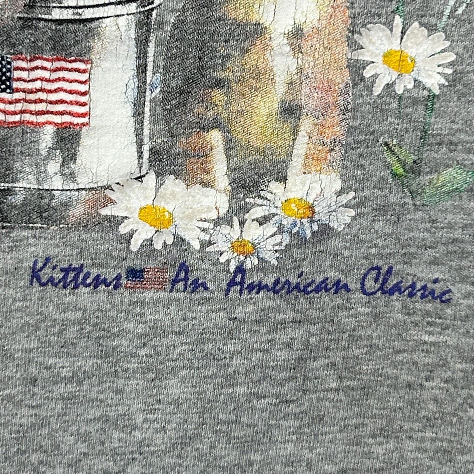Vintage Vintage Y2Ks Kittens An American Classic T Shirt XL X-Large Size US XL / EU 56 / 4 - 8 Thumbnail