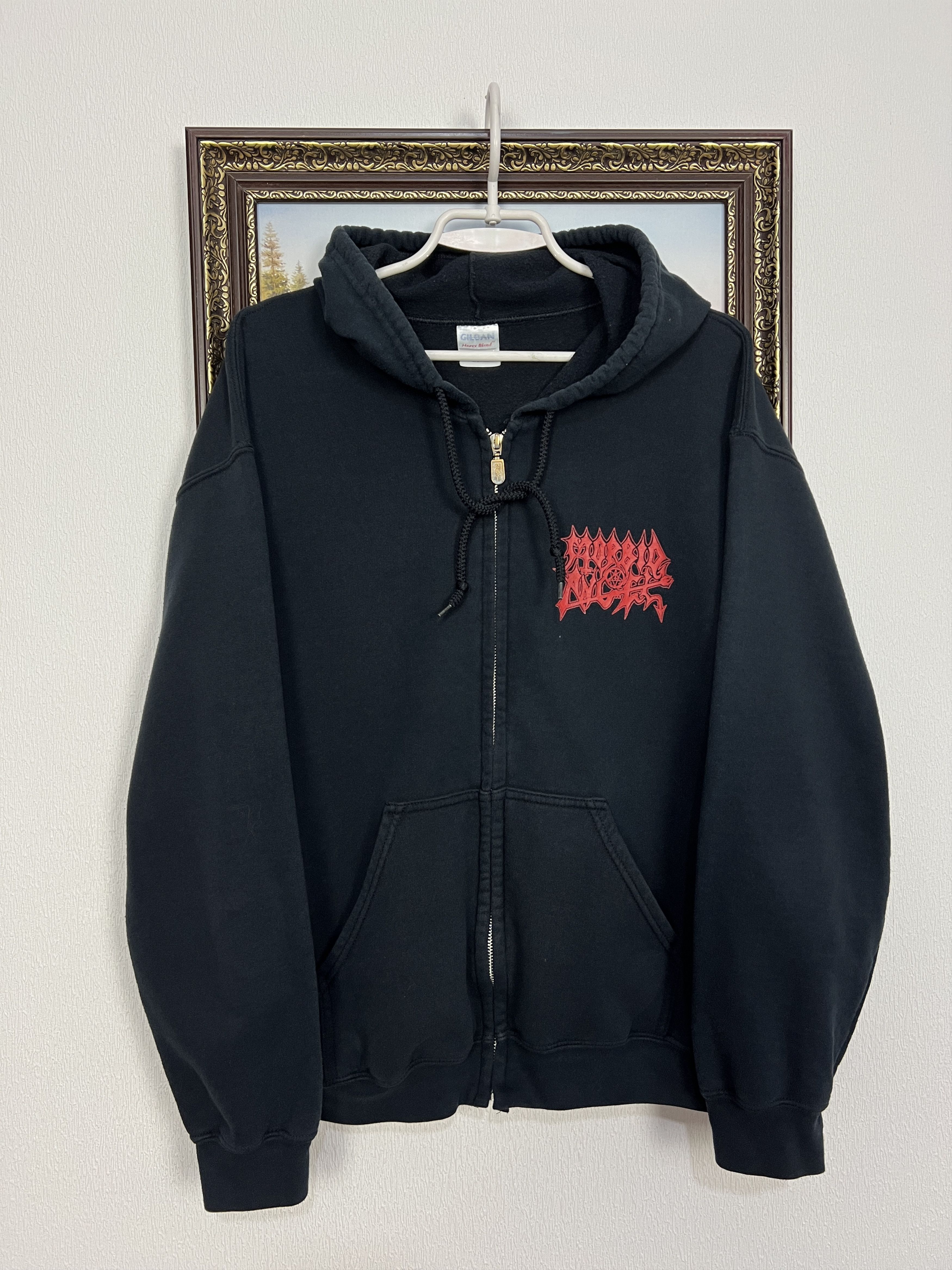 Gildan Morbid Angel Hoodie Band Rare Metal Tour Death Mena Hype Size US M / EU 48-50 / 2 - 3 Thumbnail