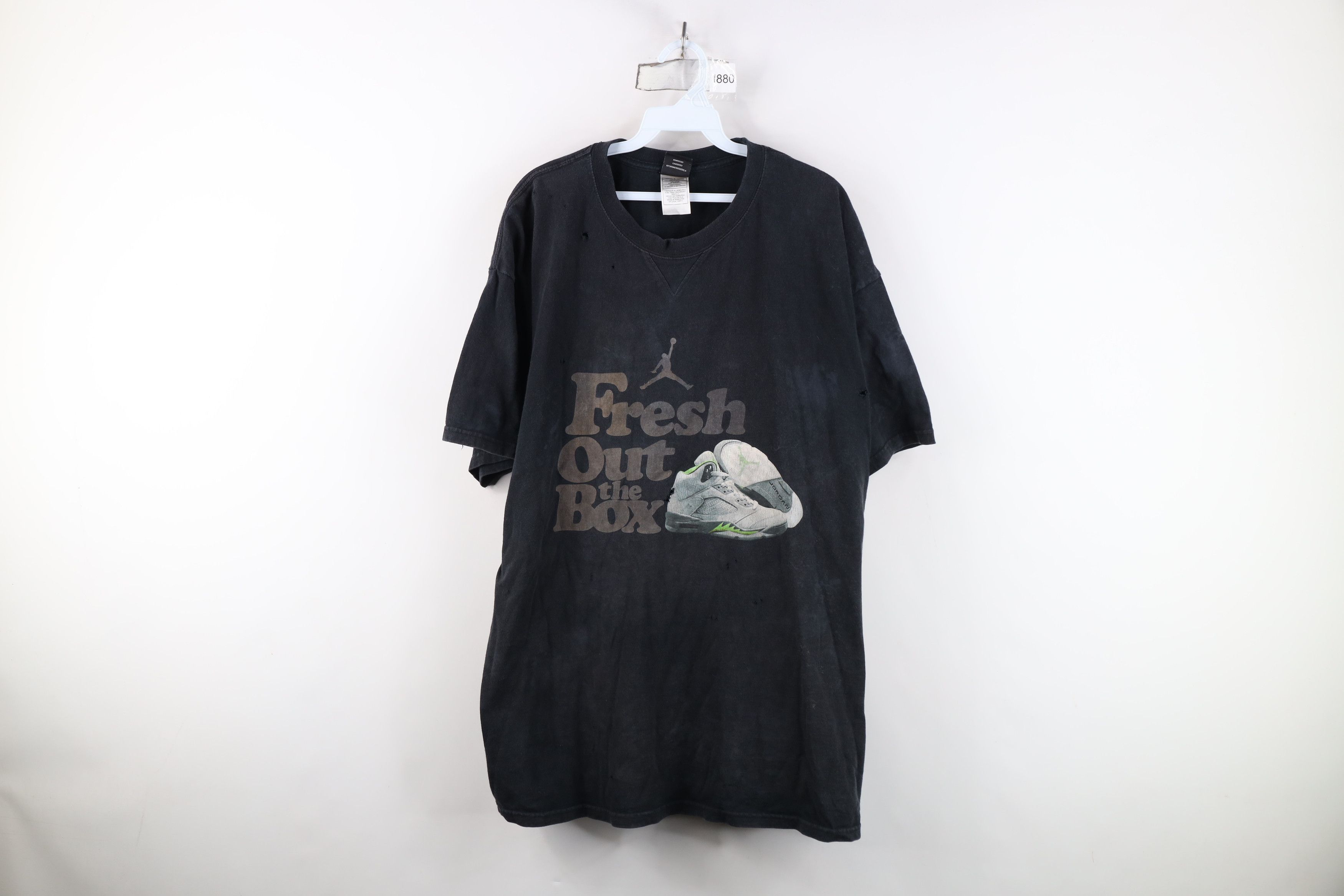 Nike Vintage Nike Air Jordan Jordan 5s Fresh Out The Box T-Shirt Size US XL / EU 56 / 4 - 1 Thumbnail