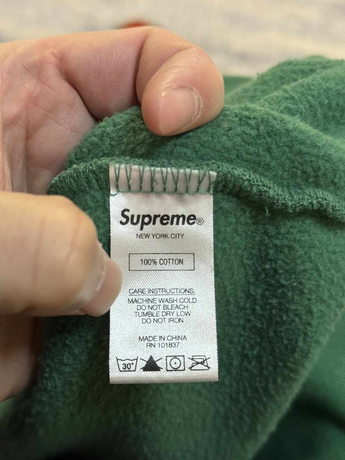 Supreme Supreme ss18 side line hooded sweatershirt green Size US M / EU 48-50 / 2 - 5 Thumbnail
