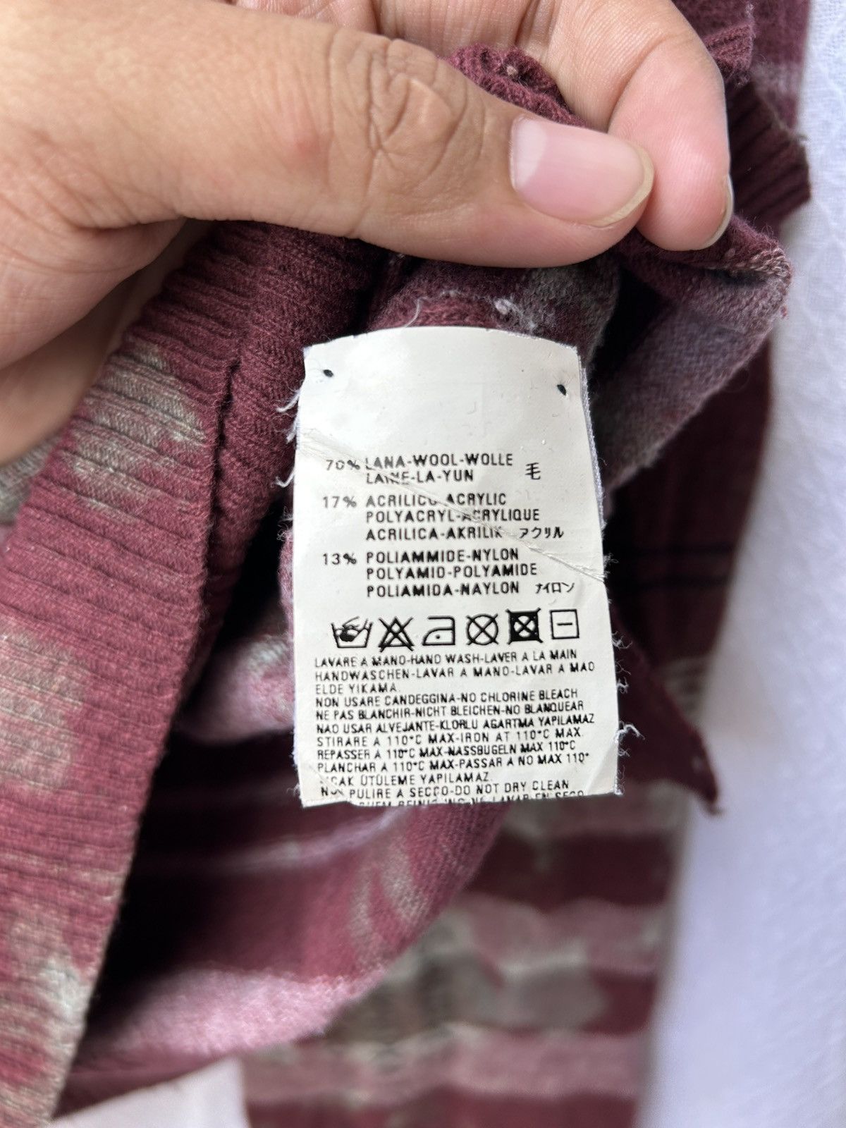 Diesel × Japanese Brand × Vintage Diesel grunge bleach knitted sweater style Size US L / EU 52-54 / 3 - 7 Thumbnail