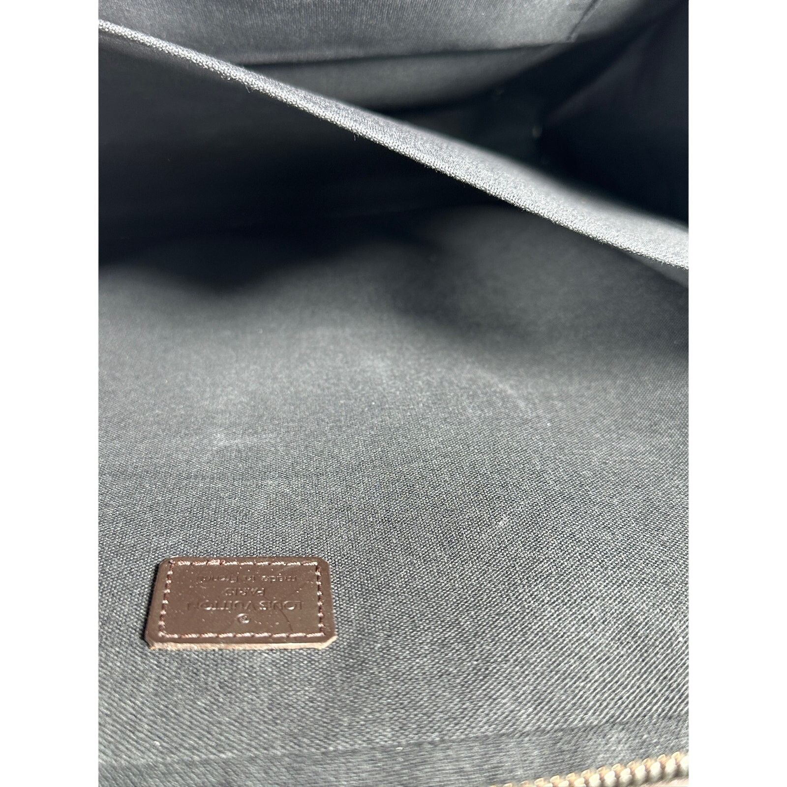 Louis Vuitton LOUIS VUITTON Monogram Glace Leather Elvin Cafe Tote Brown Size ONE SIZE - 13 Thumbnail