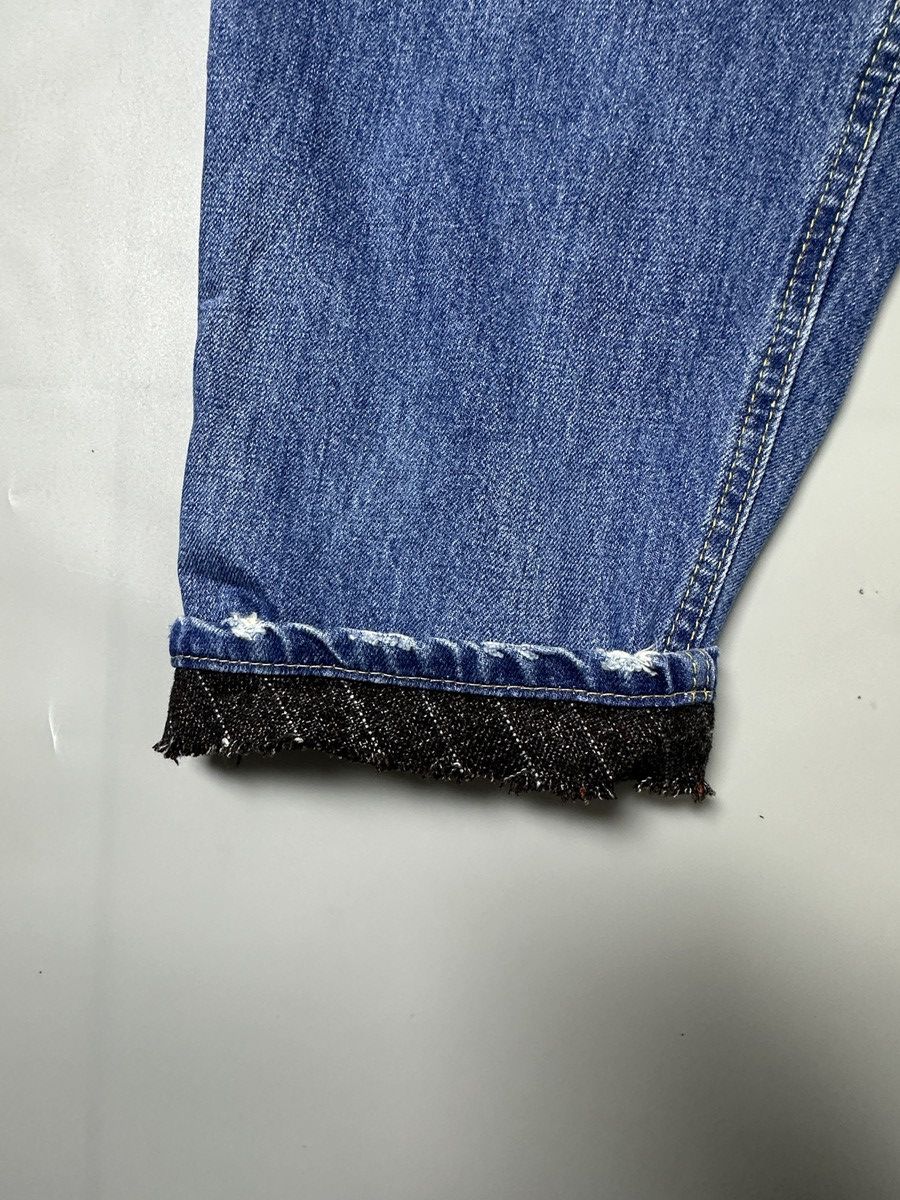 Comme des Garcons × Junya Watanabe CDG - JUNYA WATANABE — DENIM PATCHWORK JEANS Size US 32 / EU 48 - 14 Thumbnail