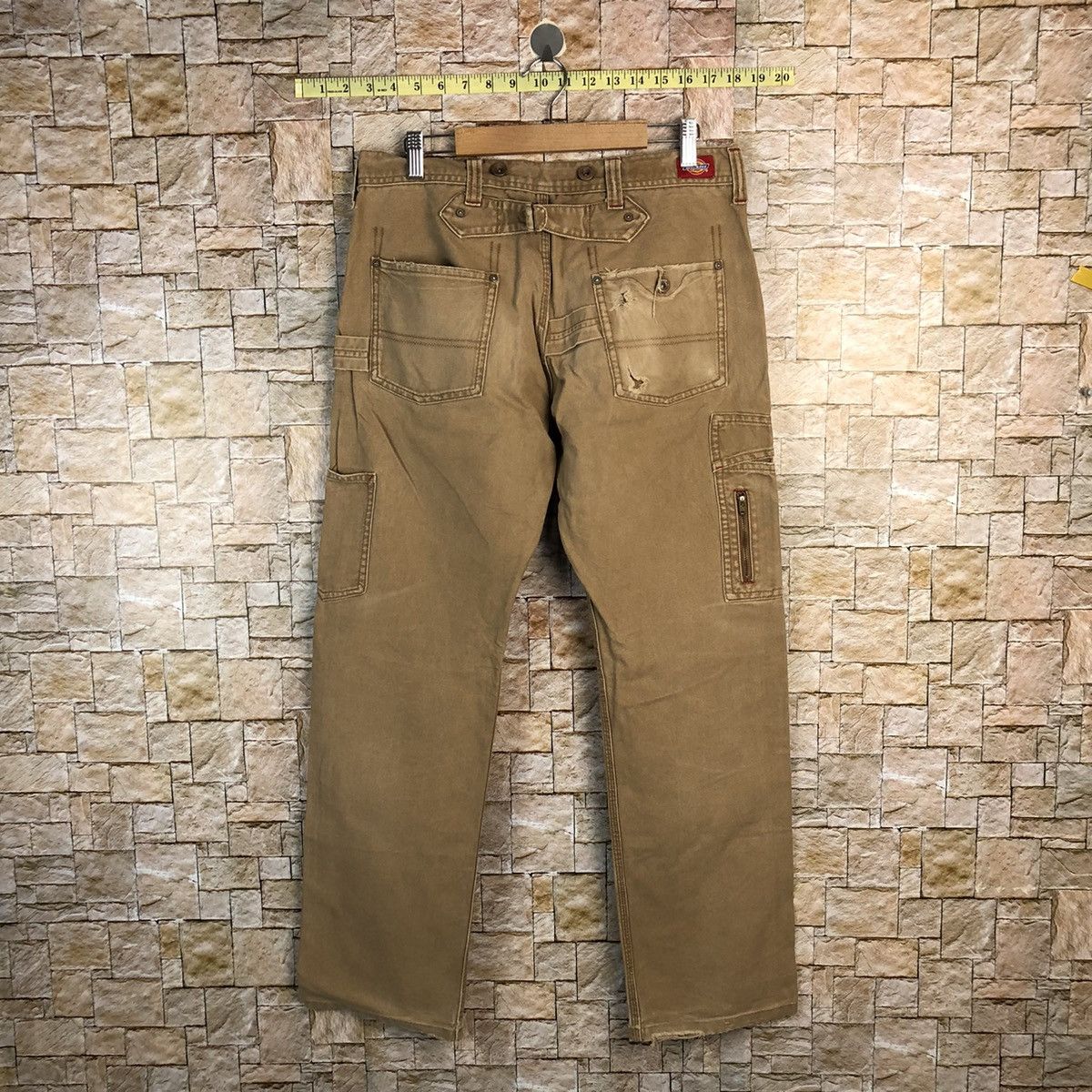 Dickies Dickies painter vintage buckle back Brown Casual Pants #A576 Size US 31 - 1 Thumbnail