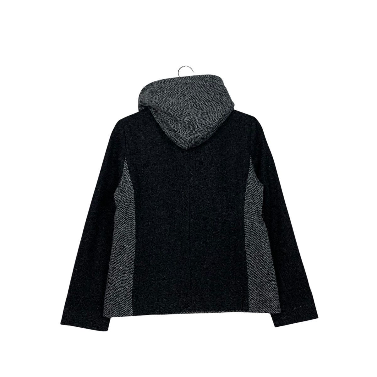 Harris Tweed SEVENDAYS SUNDAY X HARRIS TWEED Herringbone Coat #2596-C117 Size L / US 10 / IT 46 - 7 Thumbnail