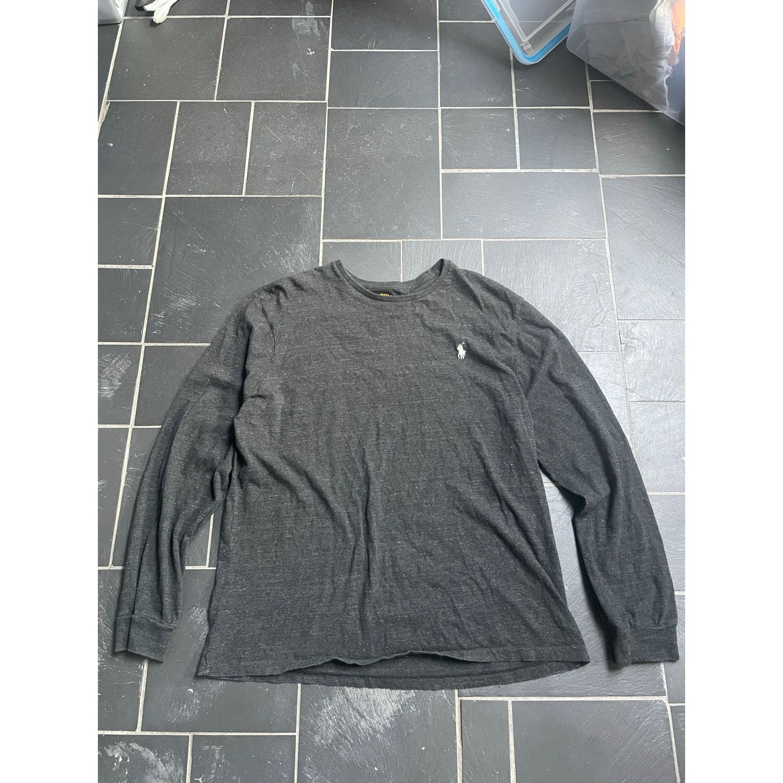 Polo Ralph Lauren Polo Ralph Lauren Dark Grey Long Sleeve Size US L / EU 52-54 / 3 - 1 Thumbnail