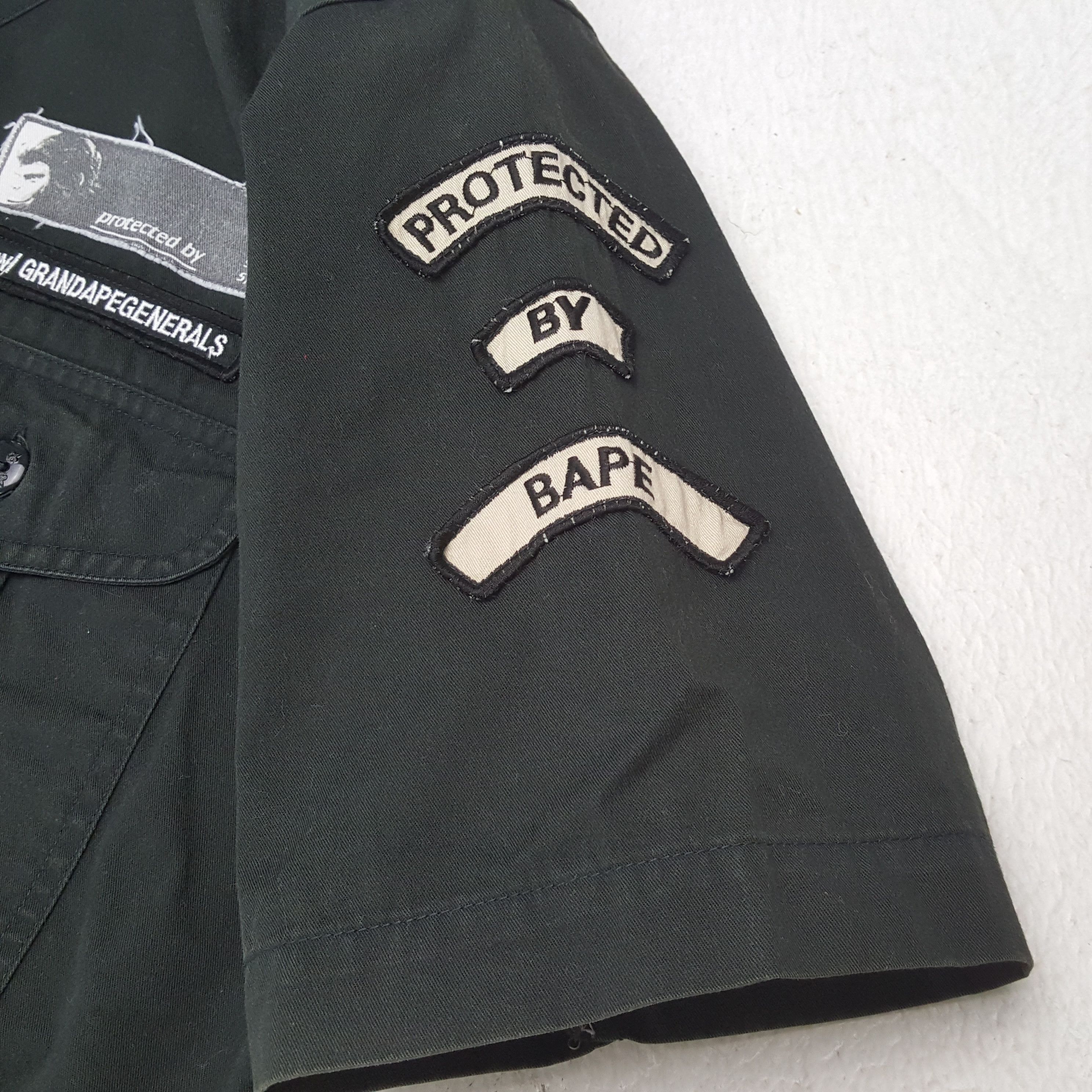 Bape × Vintage Vintage BAPE Japan Army Style Shirt C285N28 Size US M / EU 48-50 / 2 - 6 Thumbnail