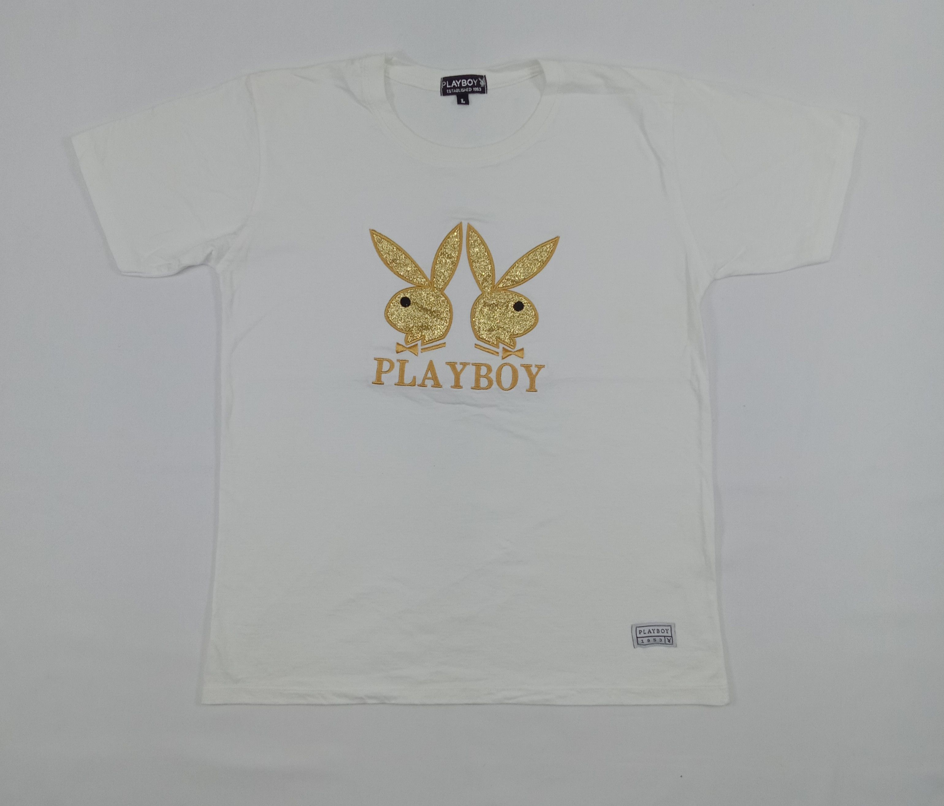 Playboy Playboy Spellout Logo T Shirt Size US M / EU 48-50 / 2 - 1 Thumbnail