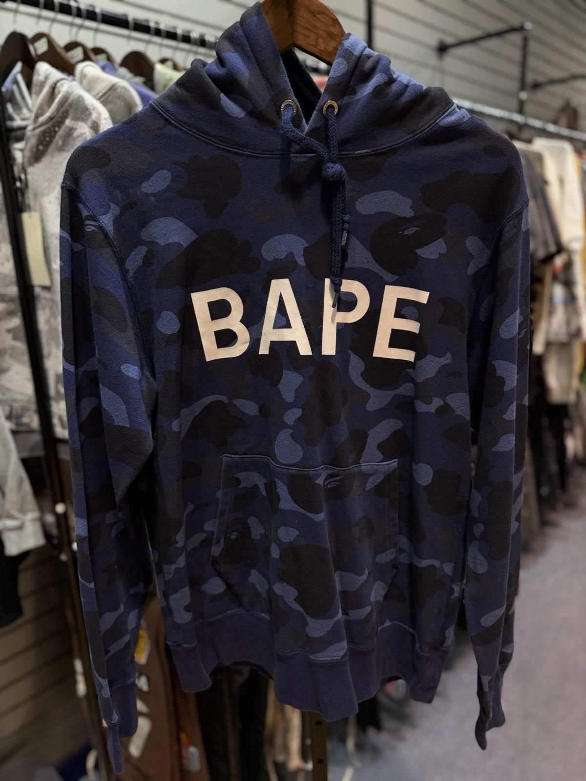 Other A Bathing Ape BAPE Blue Camo Pullover Hoodie Size Large Size US L / EU 52-54 / 3 - 3 Thumbnail
