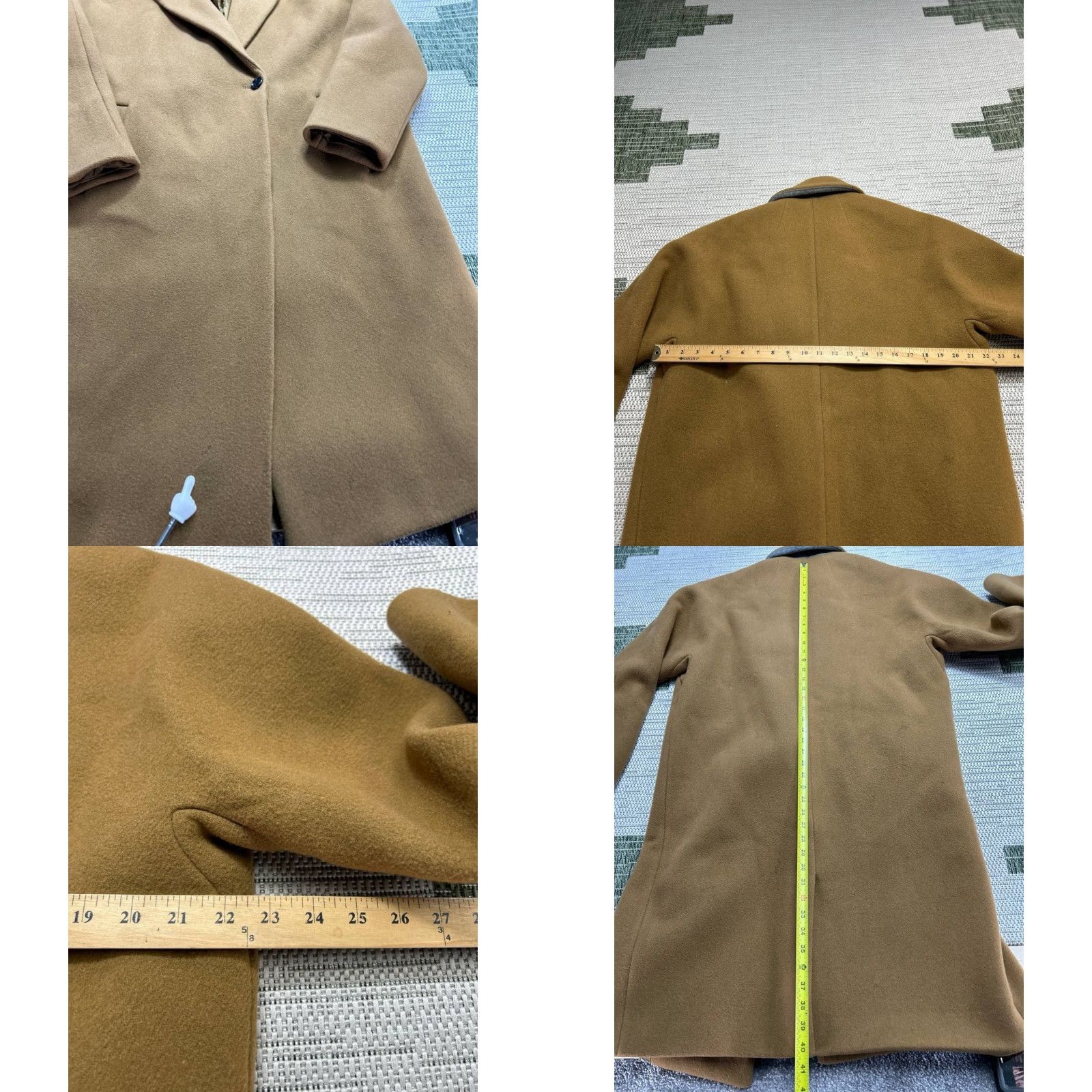 Madewell Madewell Overcoat Womens 12 Brown Wool Twill Jacket Coat Long Size XL / US 12-14 / IT 48-50 - 8 Thumbnail