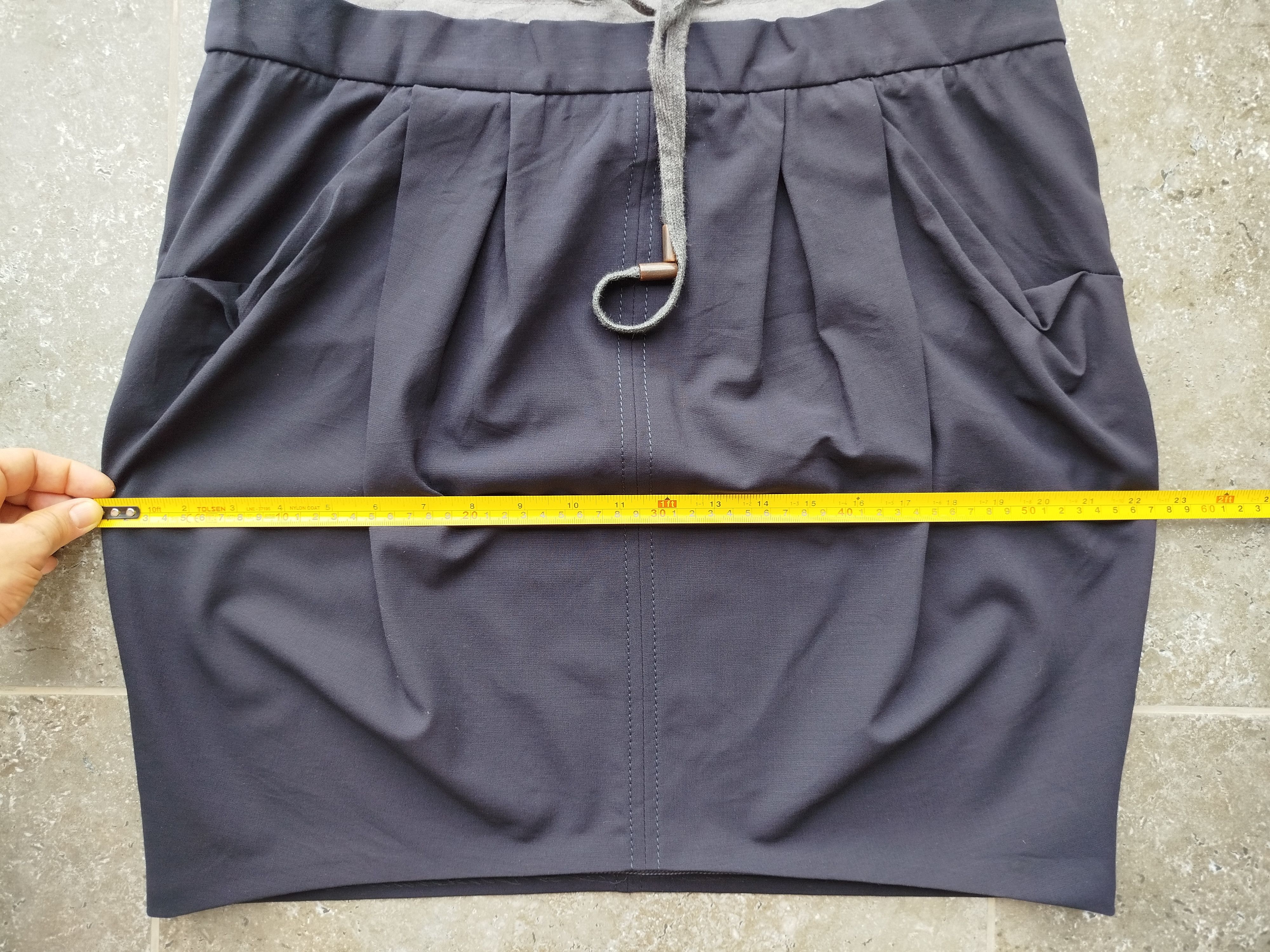 Brunello Cucinelli GUNEX Skirt Pockets Belted Wool Size L Size 32" / US 10 / IT 46 - 11 Thumbnail